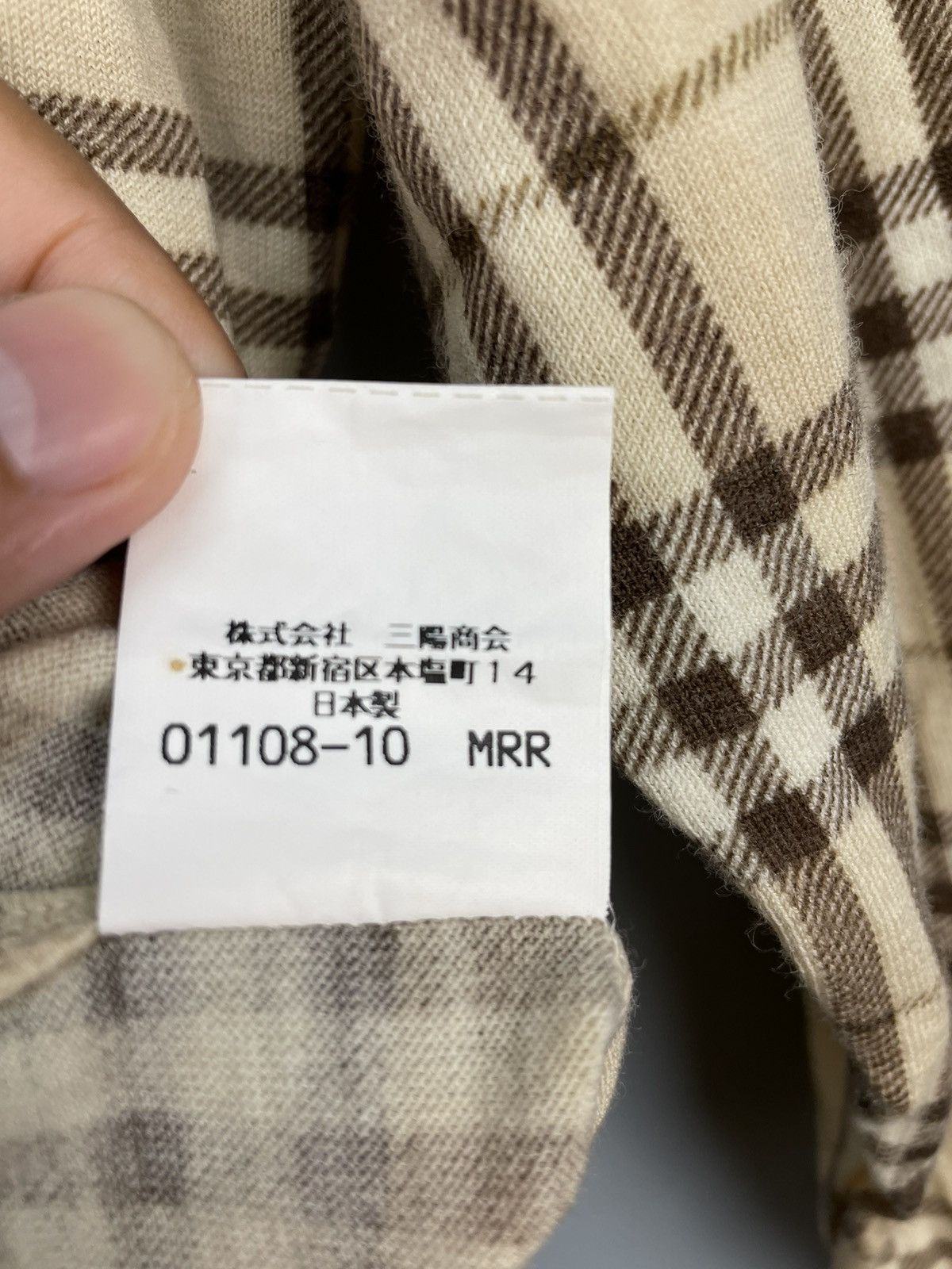 Burberry Vintage Burberrys nova check turtleneck wool shirt Size L / US 10 / IT 46 - 6 Thumbnail