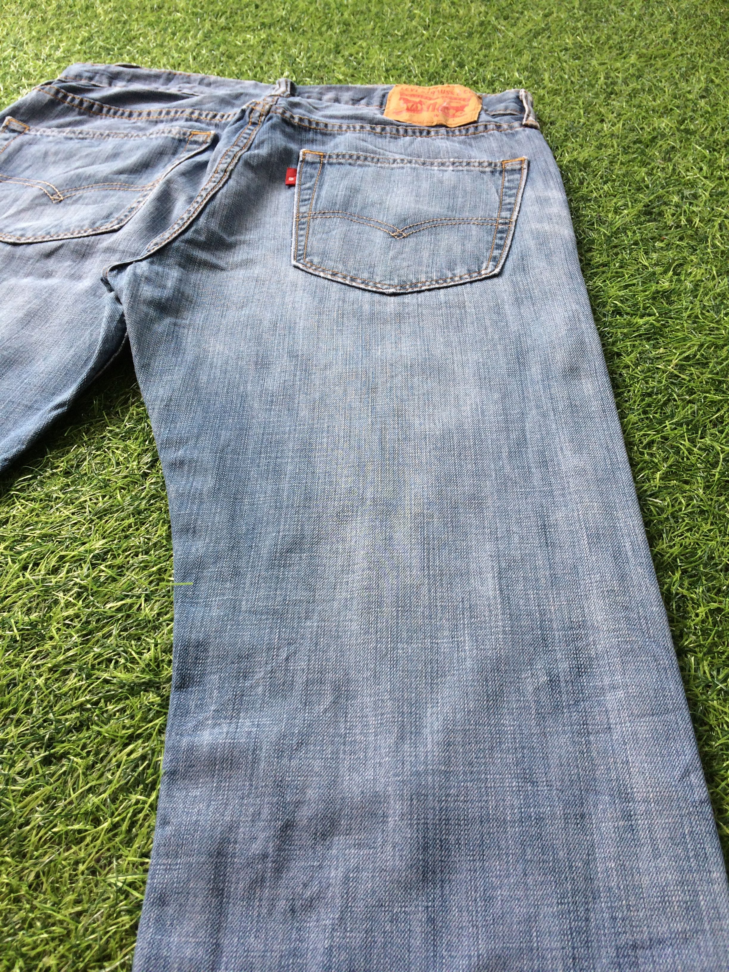 Levi's Vintage Distressed Levis 527 Bootcut Jeans #B-760 Size 32" / US 10 / IT 46 - 6 Thumbnail