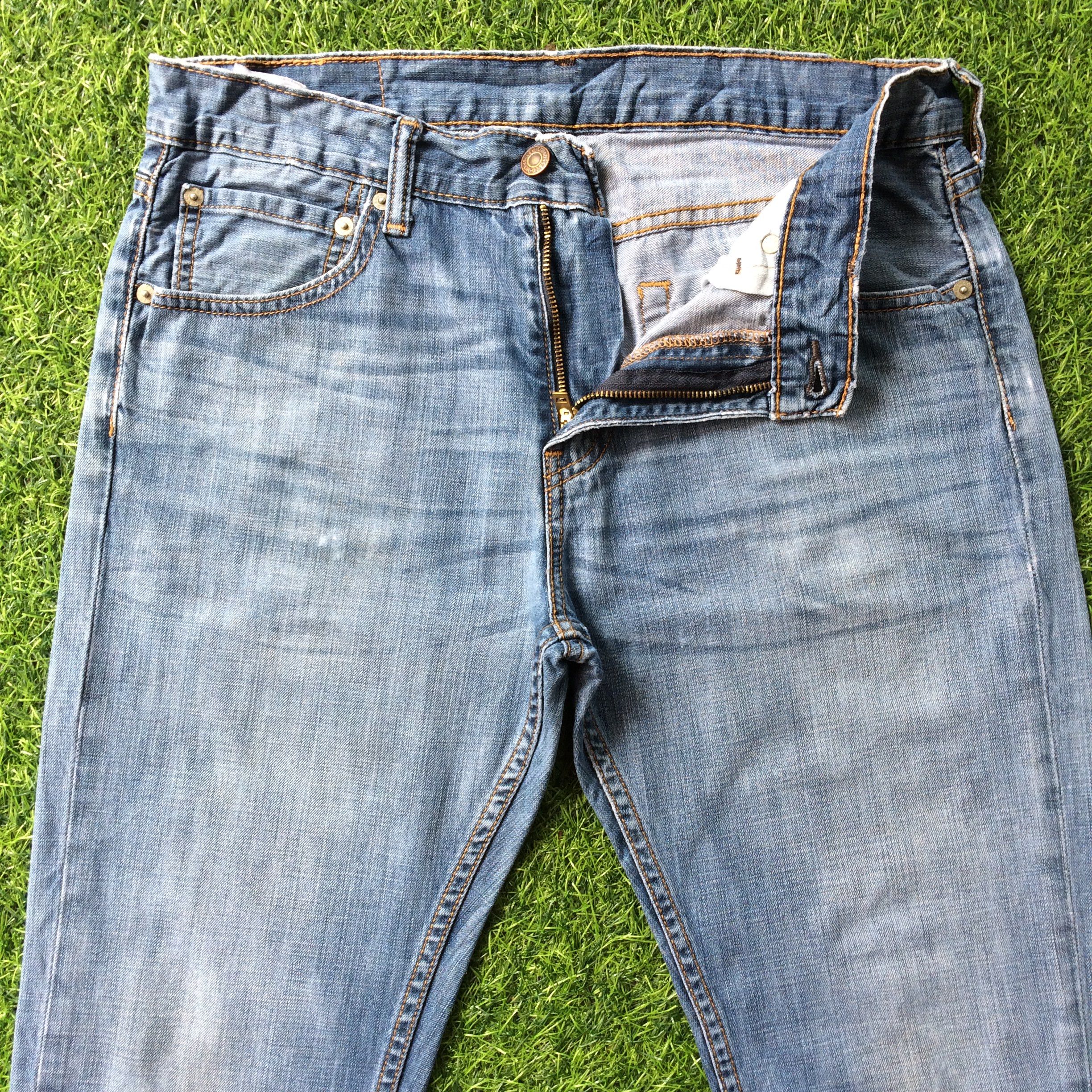 Levi's Vintage Distressed Levis 527 Bootcut Jeans #B-760 Size 32" / US 10 / IT 46 - 3 Thumbnail