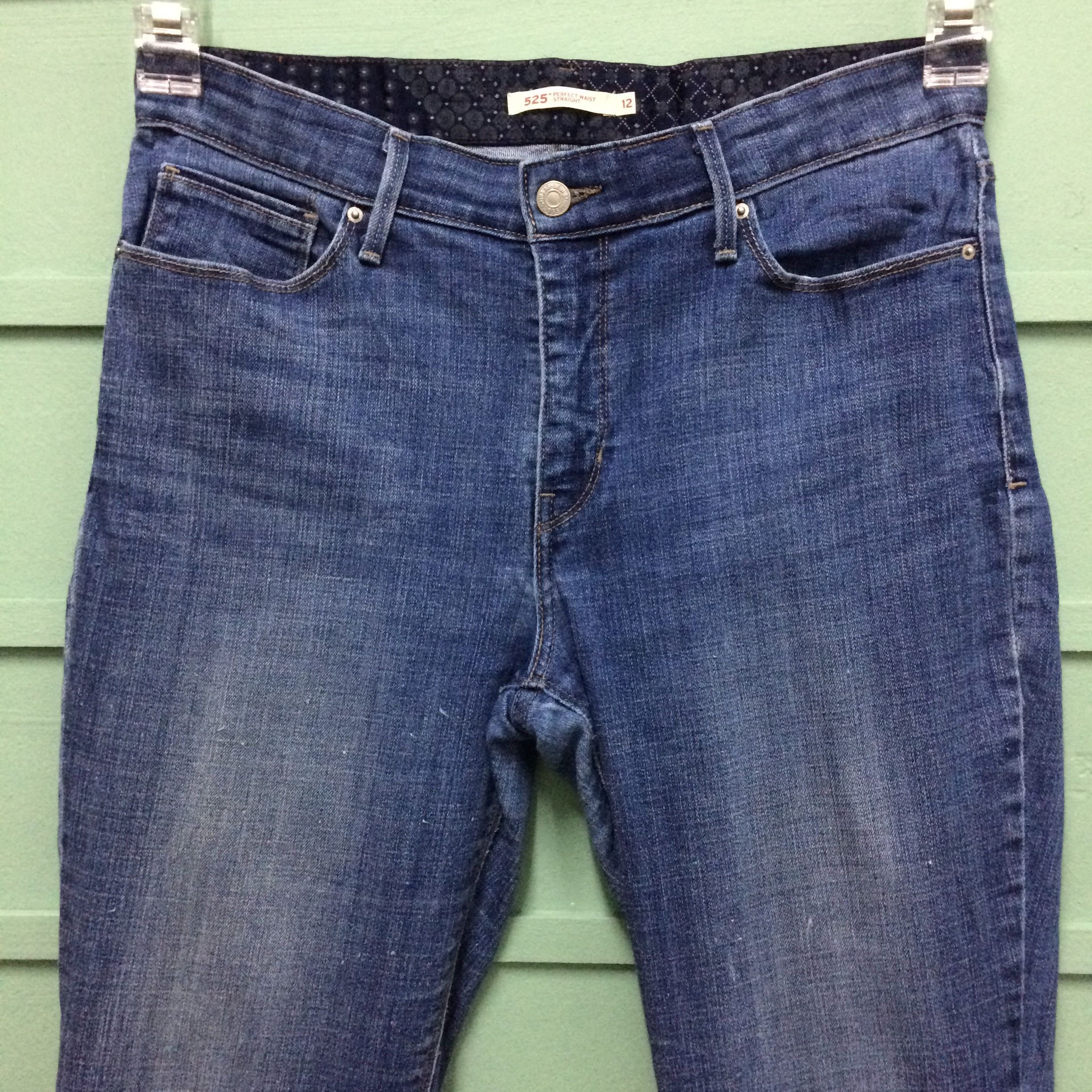 Levi's Vintage Distressed Levis 525 Jeans #B-203 Size 33" - 4 Thumbnail