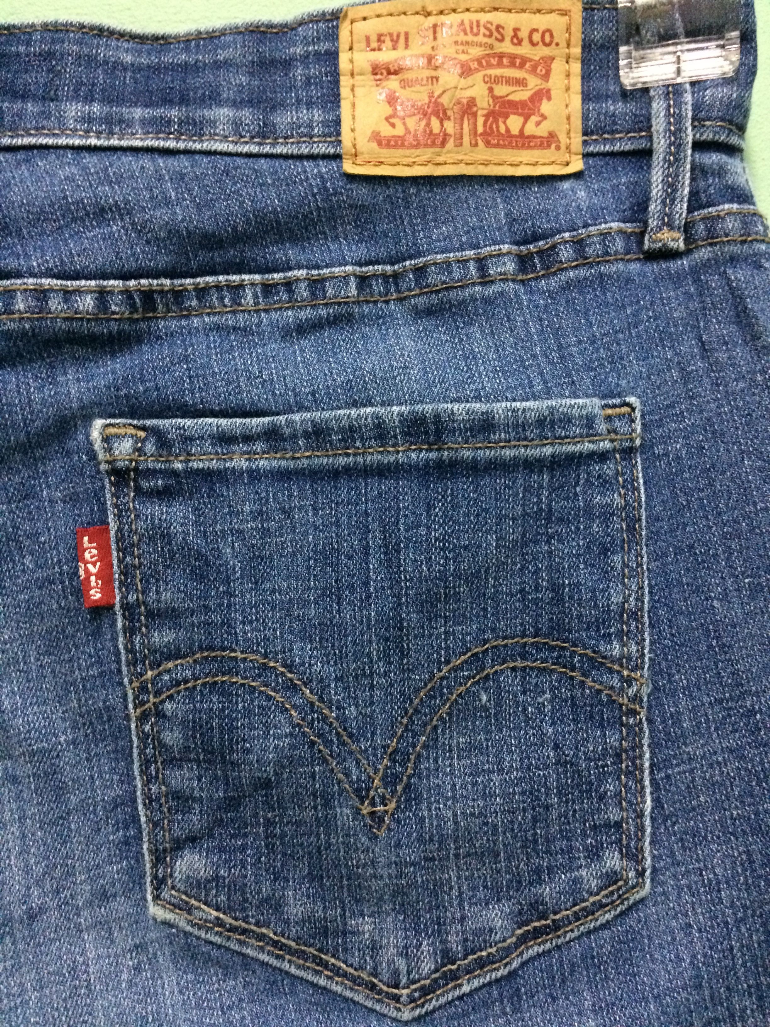 Levi's Vintage Distressed Levis 525 Jeans #B-203 Size 33" - 9 Thumbnail