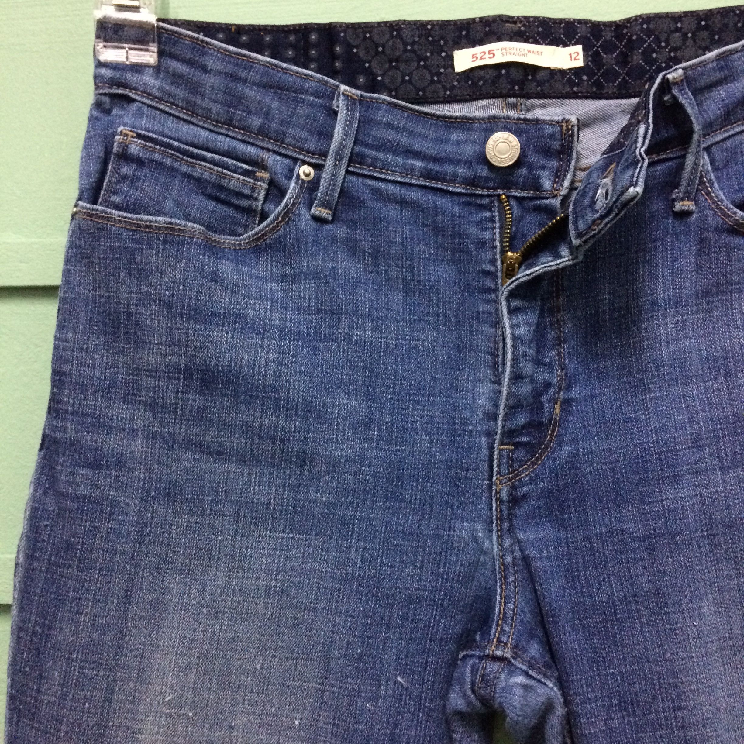Levi's Vintage Distressed Levis 525 Jeans #B-203 Size 33" - 5 Thumbnail