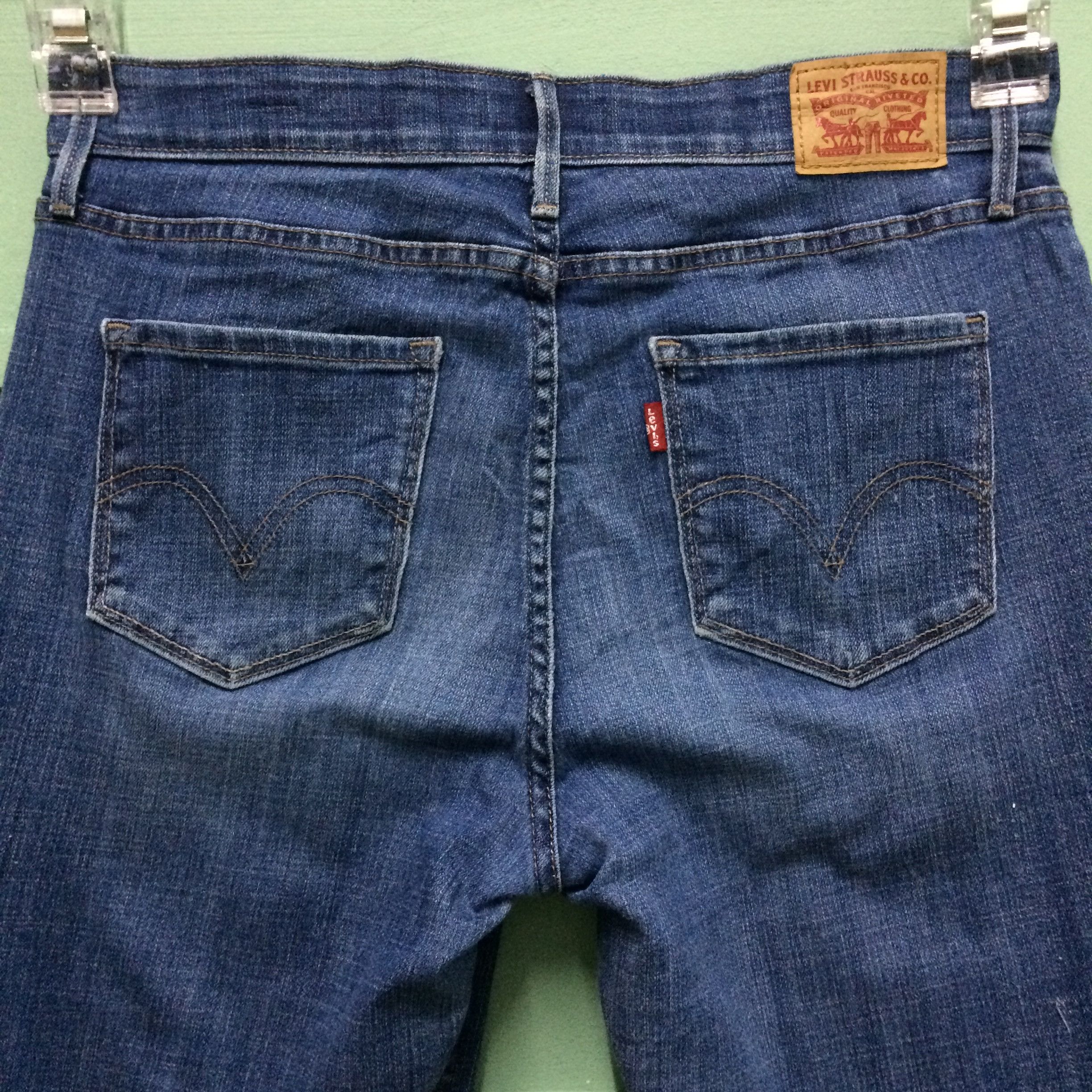 Levi's Vintage Distressed Levis 525 Jeans #B-203 Size 33" - 8 Thumbnail