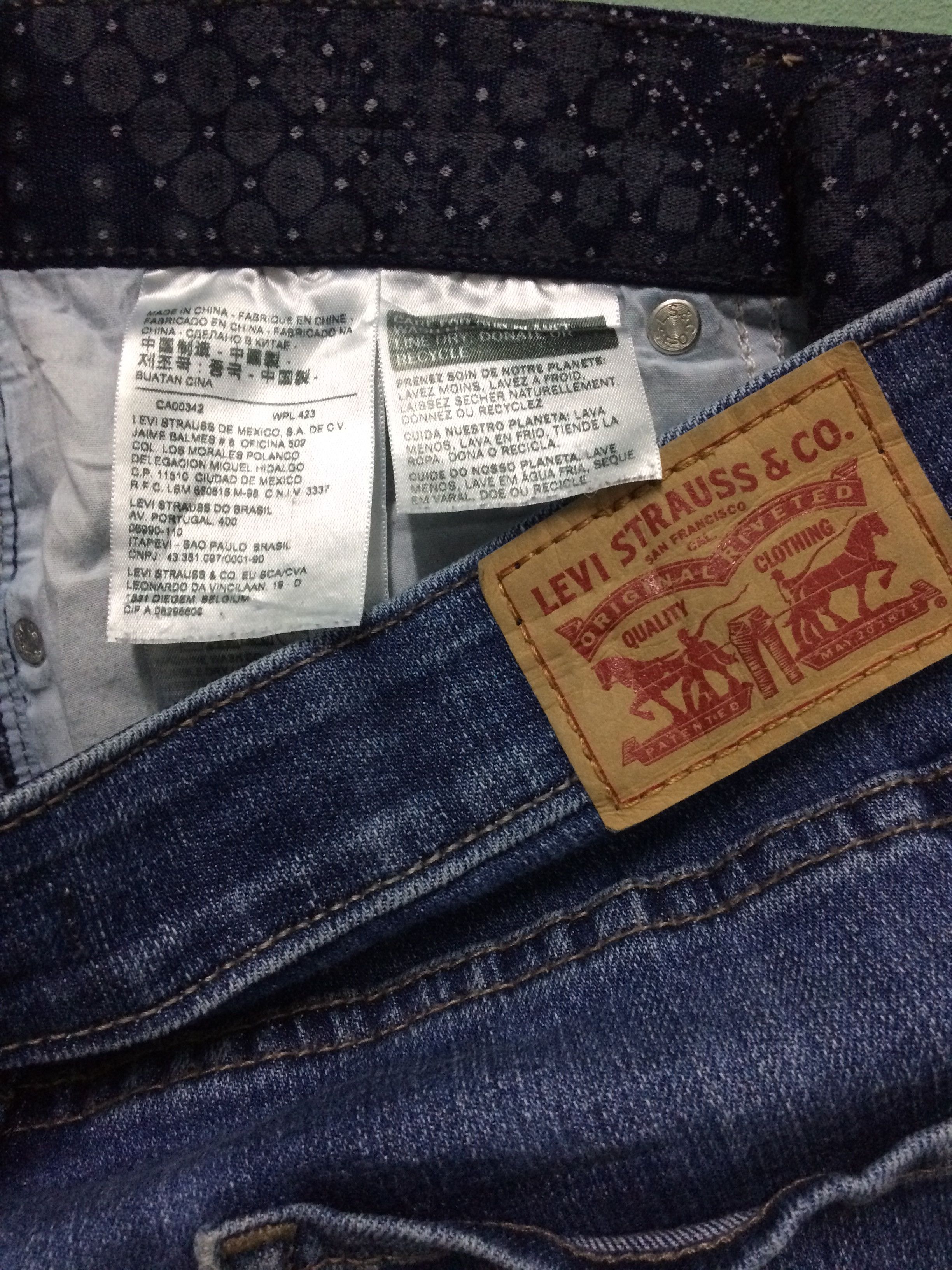 Levi's Vintage Distressed Levis 525 Jeans #B-203 Size 33" - 10 Thumbnail
