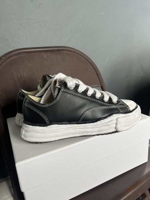 Miharayasuhiro Maison Mihara Yasuhiro Leather melted sneaker Converse ...