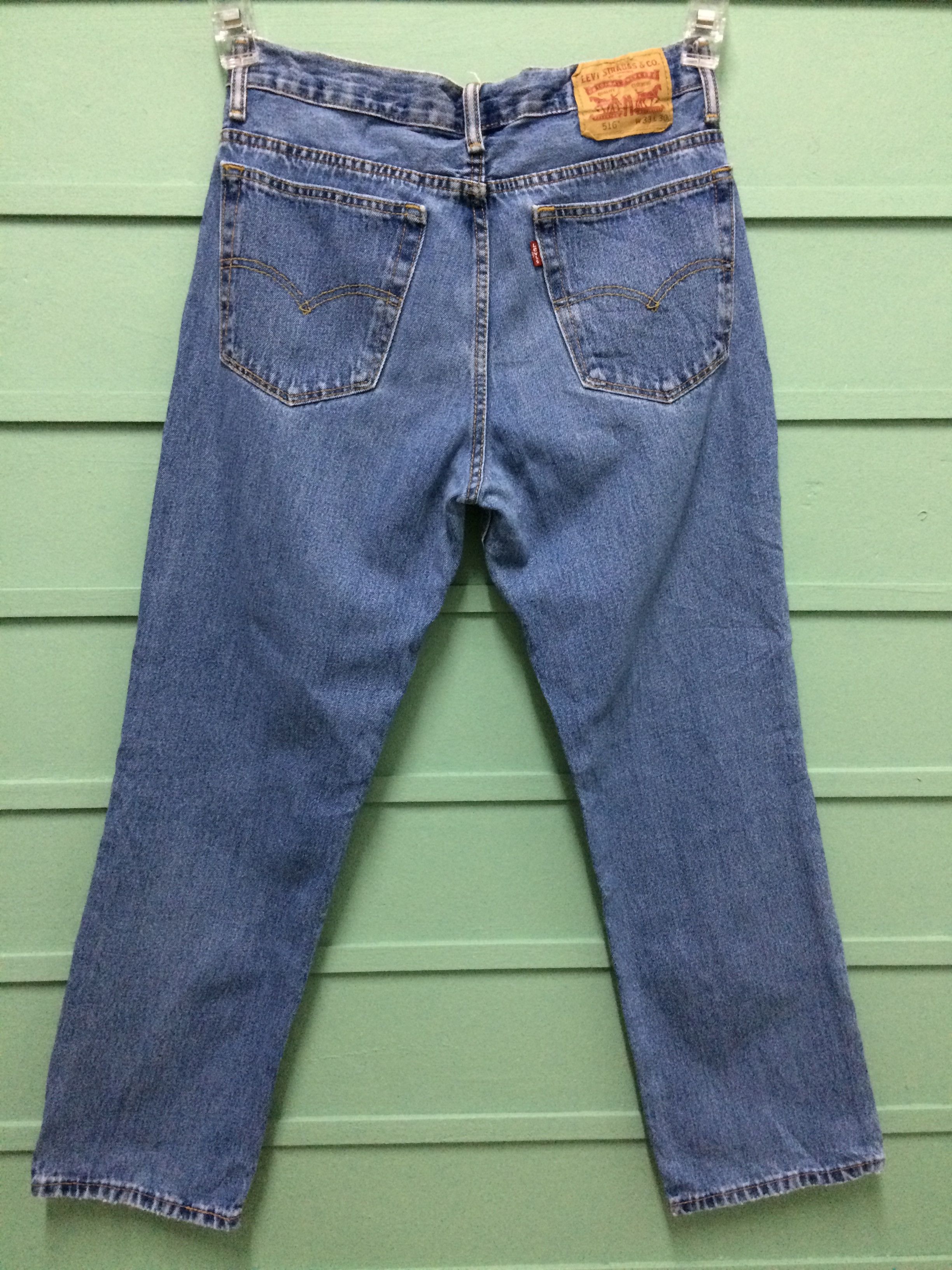 Levi's Vintage Distressed Levis 516 Jeans #B-168 Size US 31 - 2 Thumbnail