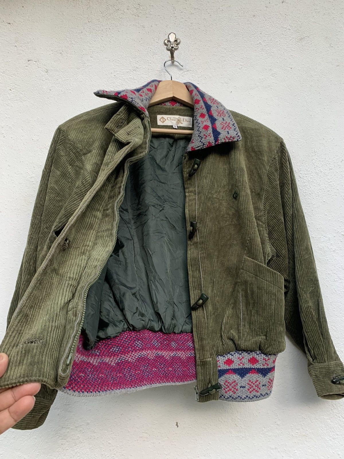 Christian Dior Monsieur CHRISTIAN DIOR CORDUROY DUFFLE BOMBER JACKET Size US M / EU 48-50 / 2 - 16 Thumbnail