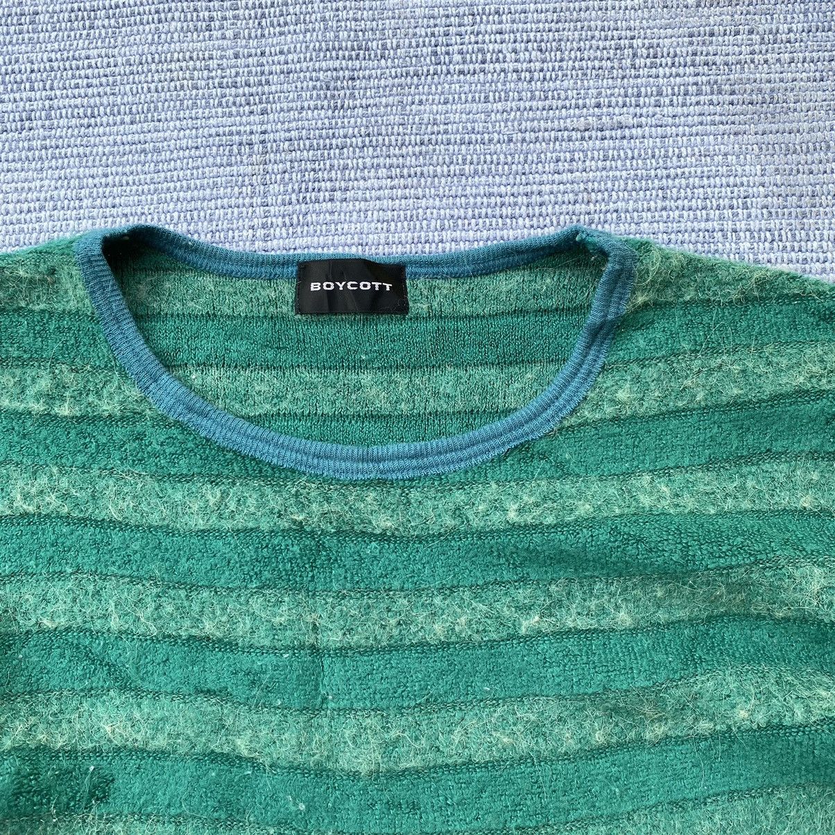 Boycott green striped sweater Size US M / EU 48-50 / 2 - 2 Thumbnail