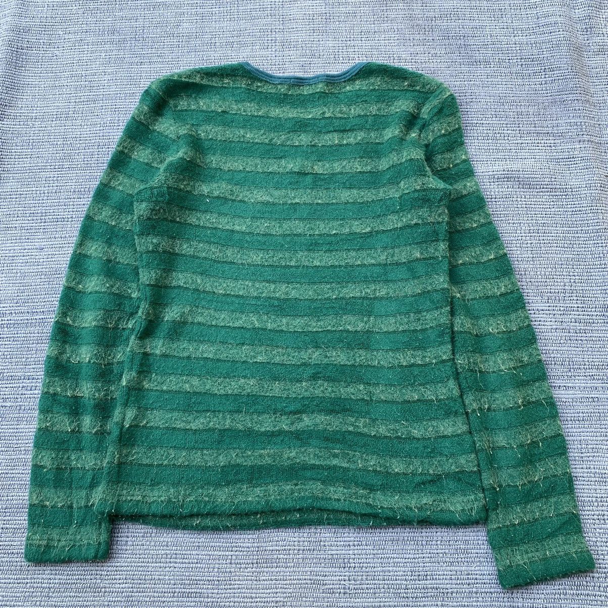 Boycott green striped sweater Size US M / EU 48-50 / 2 - 6 Thumbnail