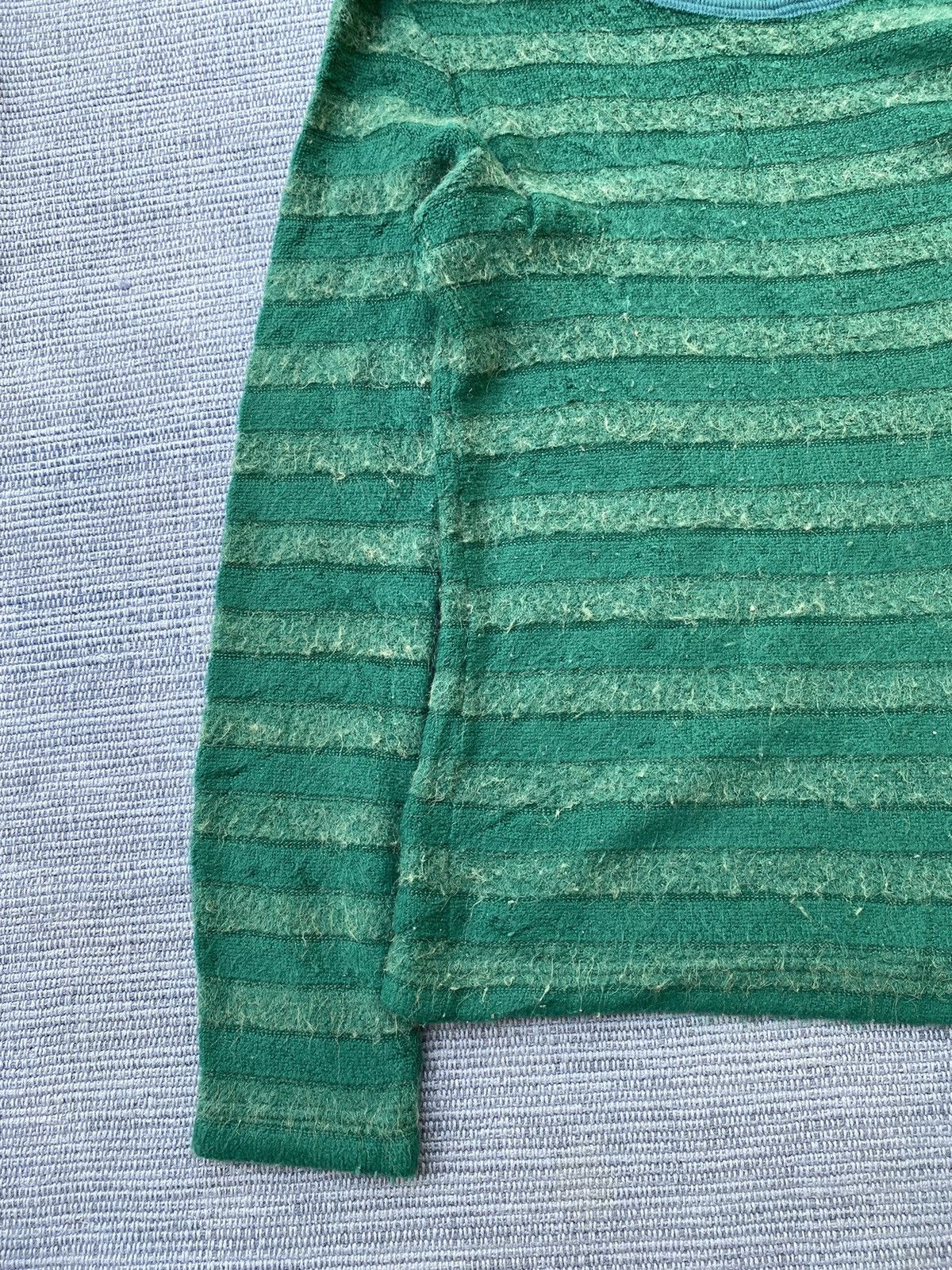 Boycott green striped sweater Size US M / EU 48-50 / 2 - 4 Thumbnail