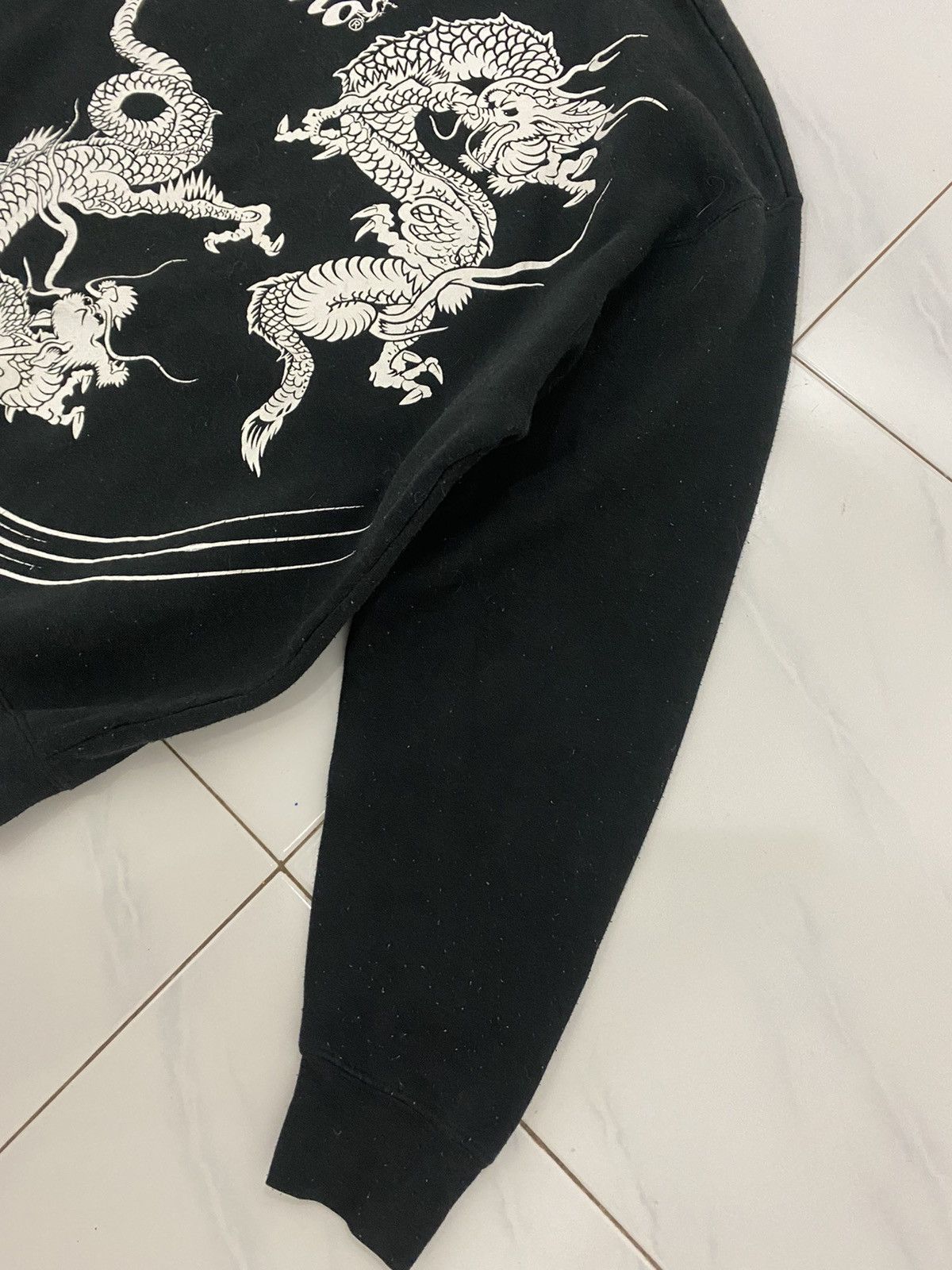 Japanese Brand 🔥Vintage🔥 Shodai Kantaro Dragon Printed Sweatshirt Size US L / EU 52-54 / 3 - 4 Thumbnail