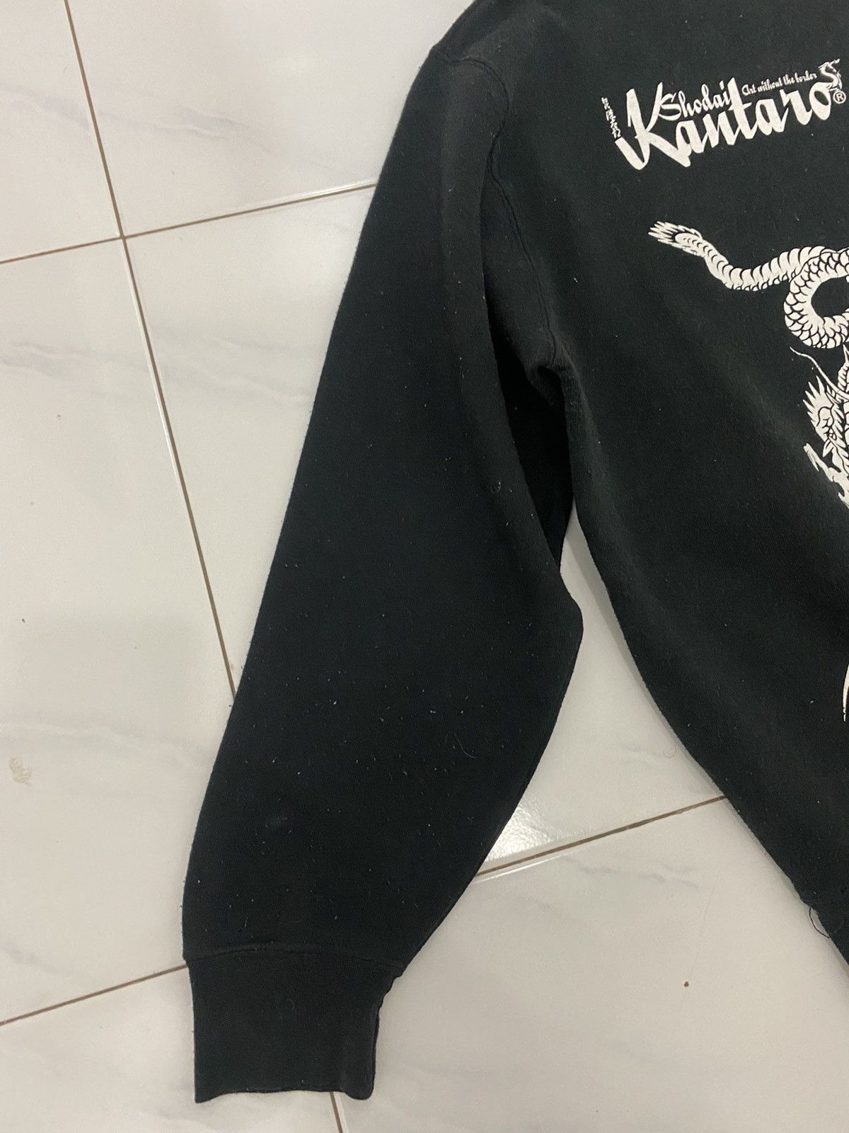 Japanese Brand 🔥Vintage🔥 Shodai Kantaro Dragon Printed Sweatshirt Size US L / EU 52-54 / 3 - 5 Thumbnail