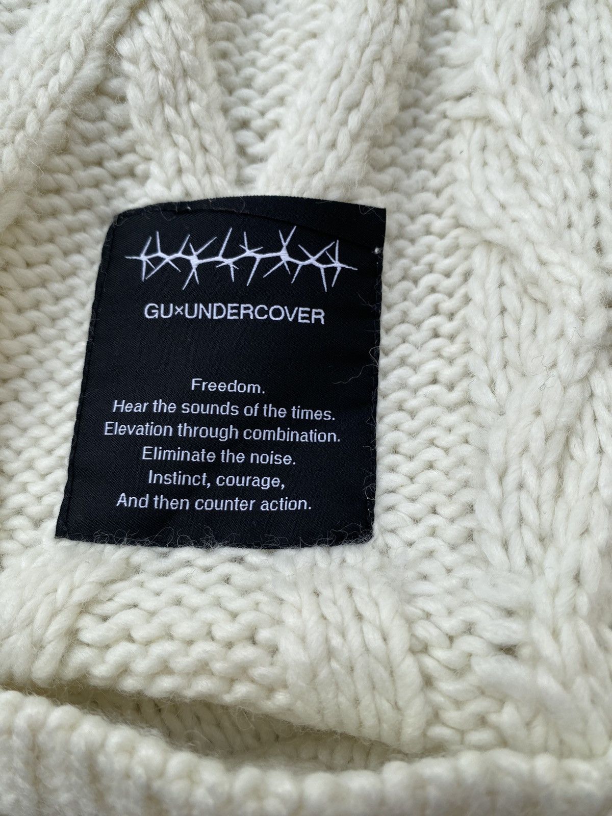GU × Undercover guxundercover knit sweater Size US S / EU 44-46 / 1 - 9 Thumbnail