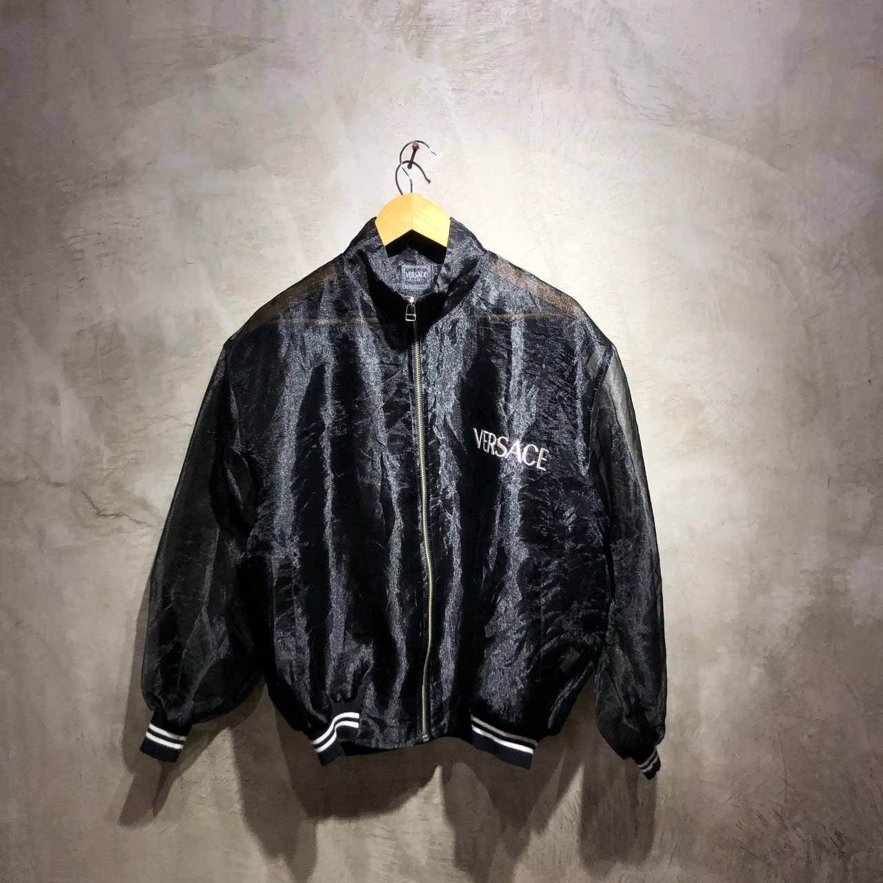 Versace Rare Versace See Thru Bomber jacket Size US XL / EU 56 / 4 - 2 Thumbnail