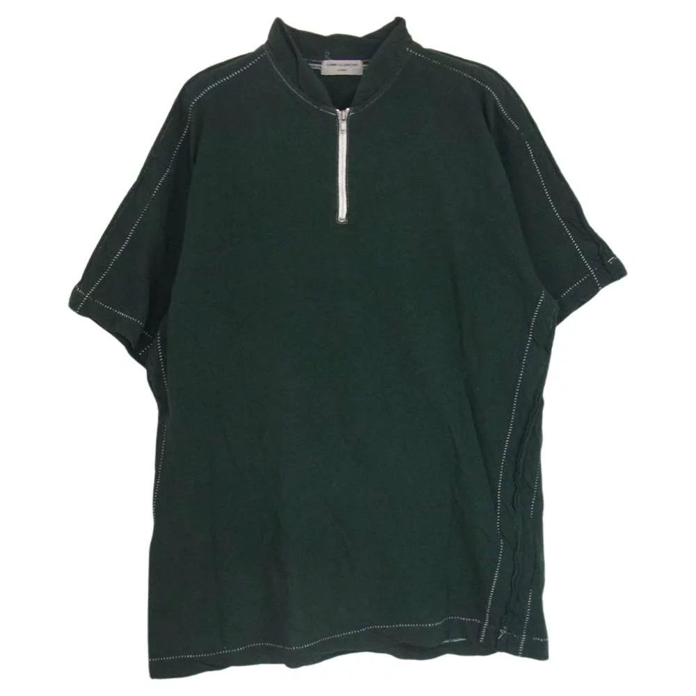 T-Shirts Green vintage product dyed overlock half zip