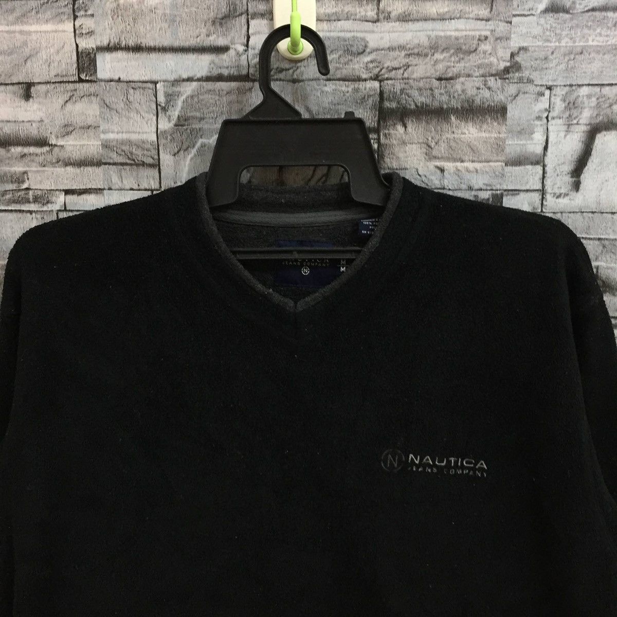 Nautica Vintage nautica fleece sweatshirt logo embroidered M fit XL Size US XL / EU 56 / 4 - 2 Thumbnail
