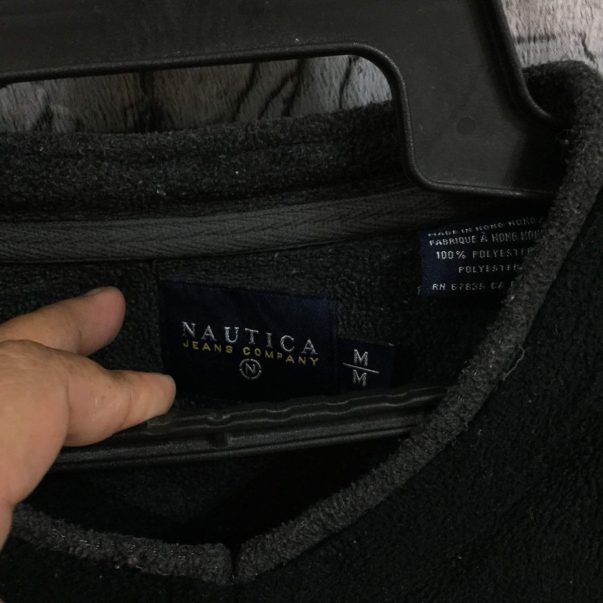 Nautica Vintage nautica fleece sweatshirt logo embroidered M fit XL Size US XL / EU 56 / 4 - 3 Thumbnail