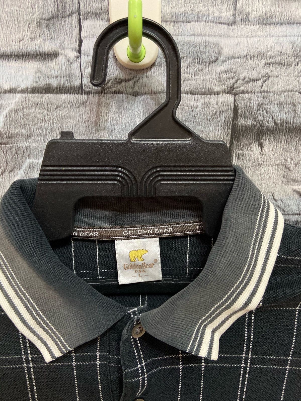 Golden Bear Vintage Golden Bear longsleeve polo plaid size L fit M Size US M / EU 48-50 / 2 - 4 Thumbnail