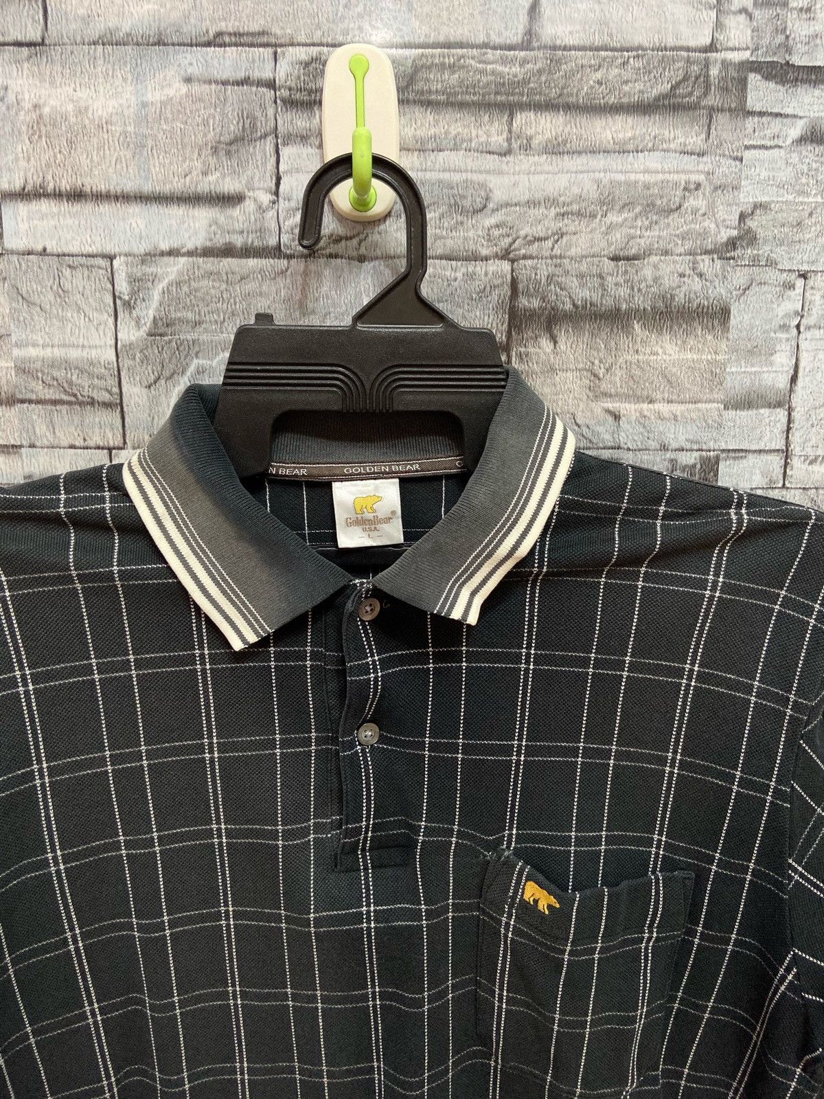 Golden Bear Vintage Golden Bear longsleeve polo plaid size L fit M Size US M / EU 48-50 / 2 - 3 Thumbnail