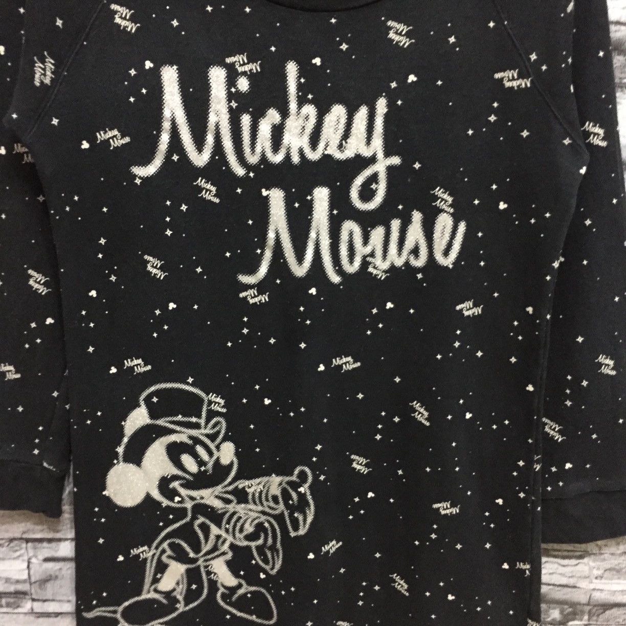 Mickey Mouse Vintage Mickey Mouse sweatshirt big design women Size M / US 6-8 / IT 42-44 - 2 Thumbnail