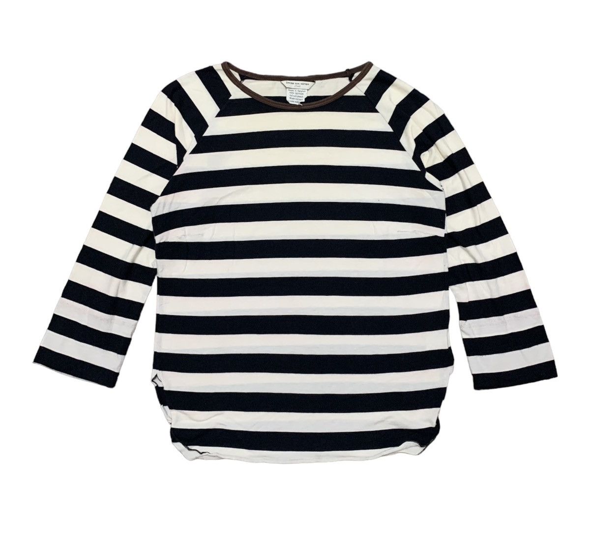image of Dries Van Noten Long Sleeve Stripe Tshirt, Women's (Size Small)