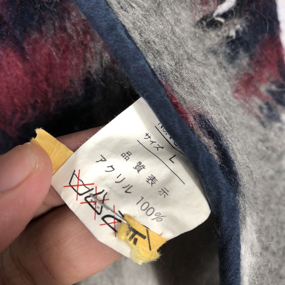 Japanese Brand Rare Vintage Vonz Navajo Indian Mohair Styles Fleece Jacket Size US M / EU 48-50 / 2 - 11 Thumbnail