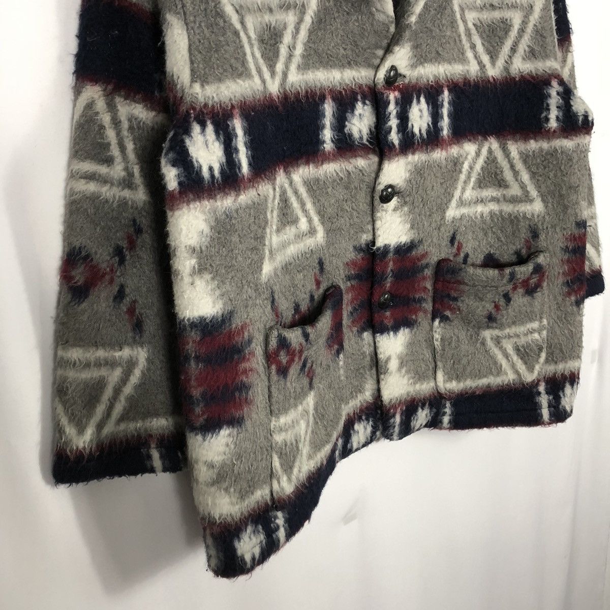 Japanese Brand Rare Vintage Vonz Navajo Indian Mohair Styles Fleece Jacket Size US M / EU 48-50 / 2 - 8 Thumbnail