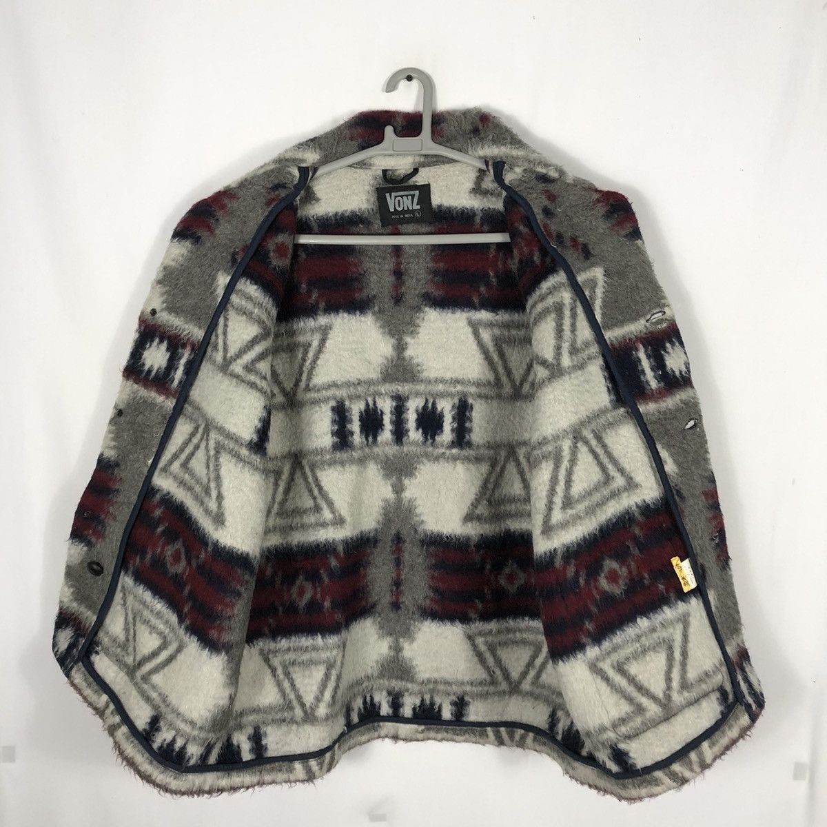 Japanese Brand Rare Vintage Vonz Navajo Indian Mohair Styles Fleece Jacket Size US M / EU 48-50 / 2 - 10 Thumbnail