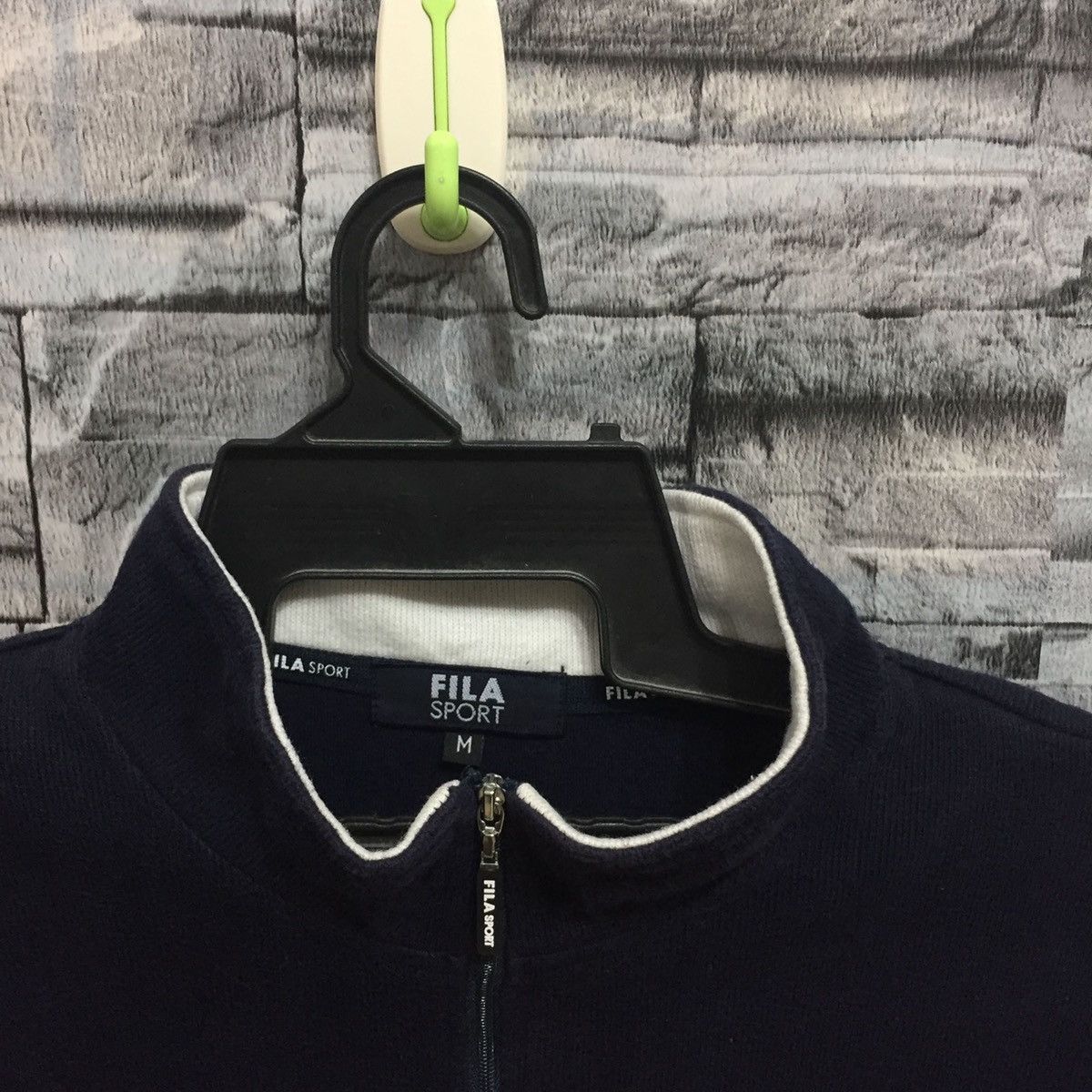 Fila Vintage fila sweatshirt small logo italian stripe Size US M / EU 48-50 / 2 - 3 Thumbnail
