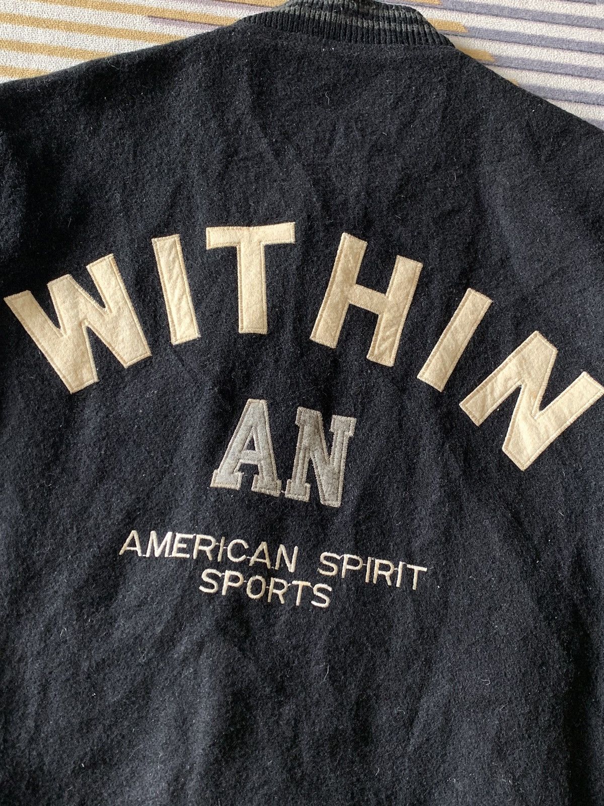 Vintage Vintage Varsity Jacket Embroidered Logo Sweatshirt Size US L / EU 52-54 / 3 - 8 Thumbnail
