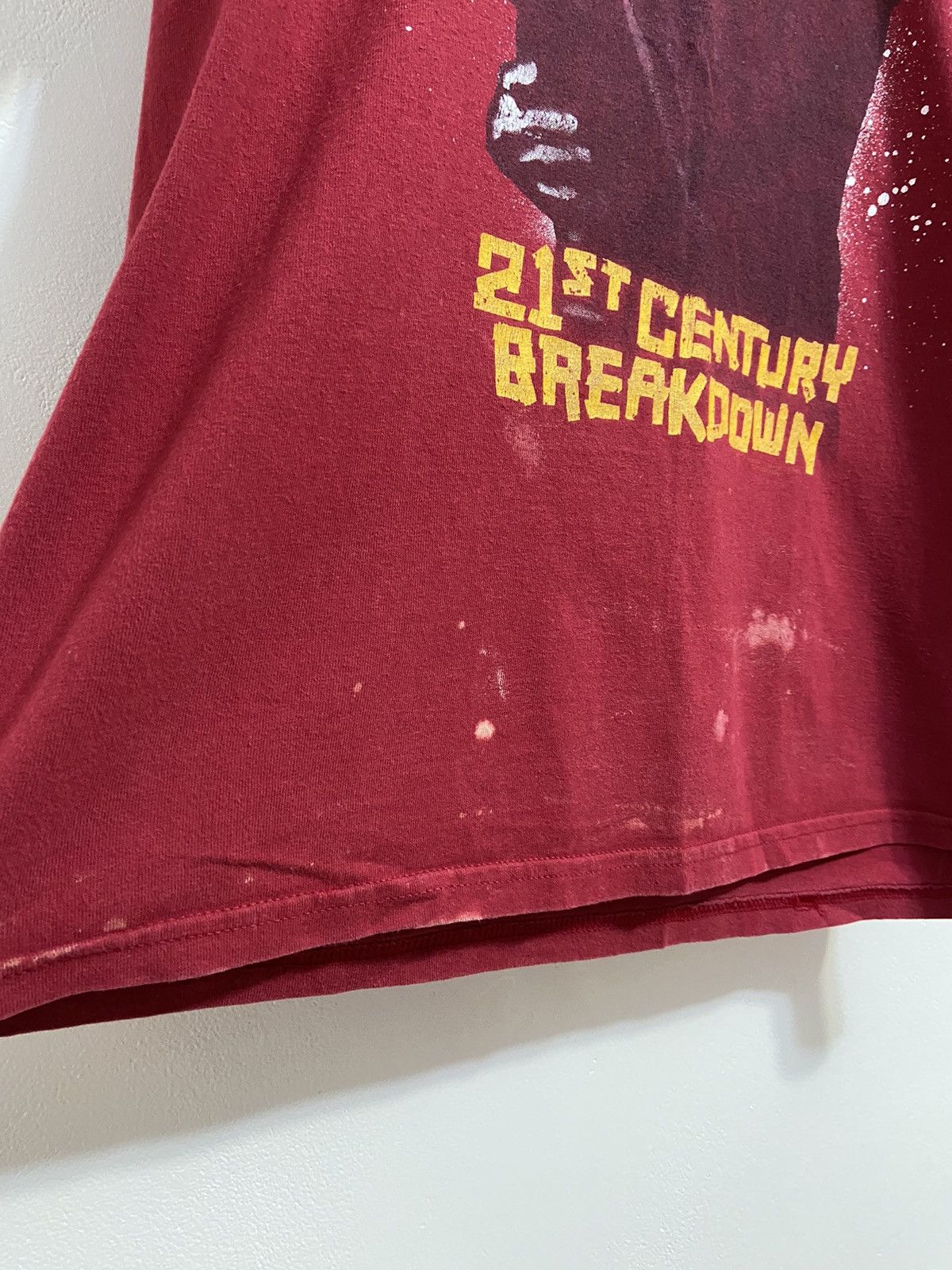 Band Tees Vintage Green Day 21 Century Breakdown T-Shirt Tour 2009-10 Size US L / EU 52-54 / 3 - 11 Thumbnail
