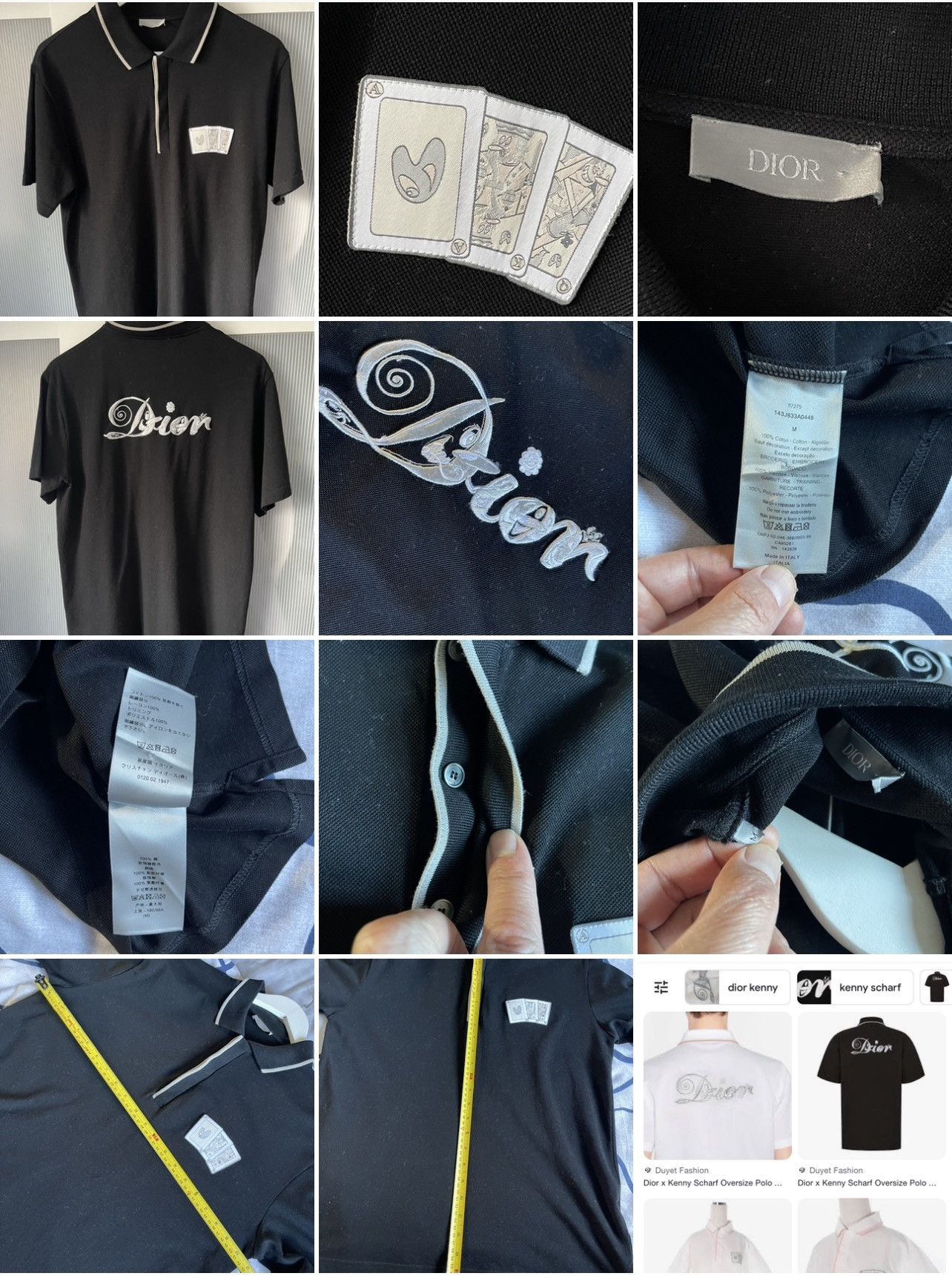 Dior DIOR X KENNY SCHARF polo see real sizes by tape in photos Size US M / EU 48-50 / 2 - 2 Thumbnail