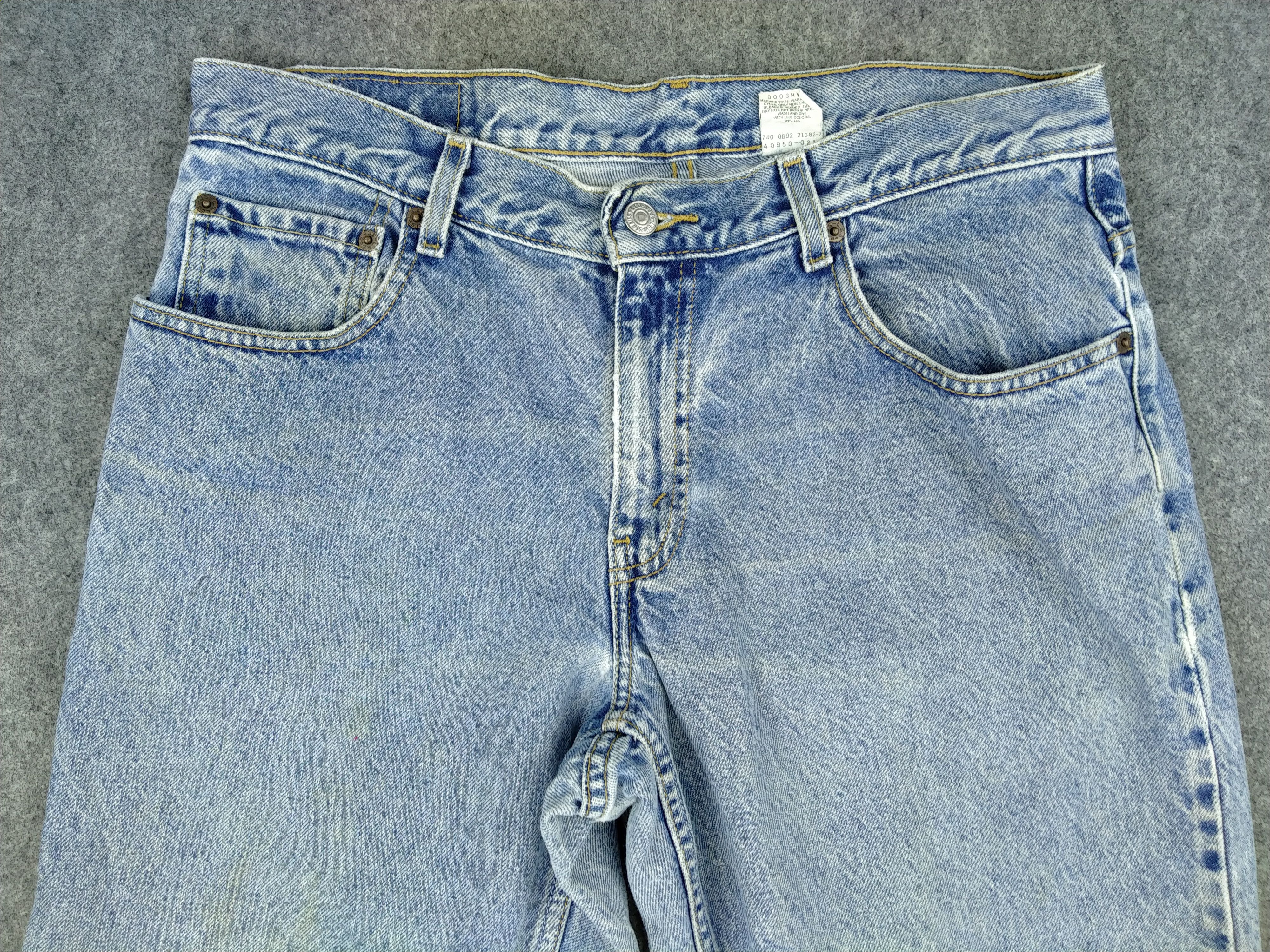 Levi's × Levi's Vintage Clothing × Vintage Vintage Levi's 550 Relaxed Fit Husky 33x27.5 Denim JN316 Size US 33 - 2 Thumbnail