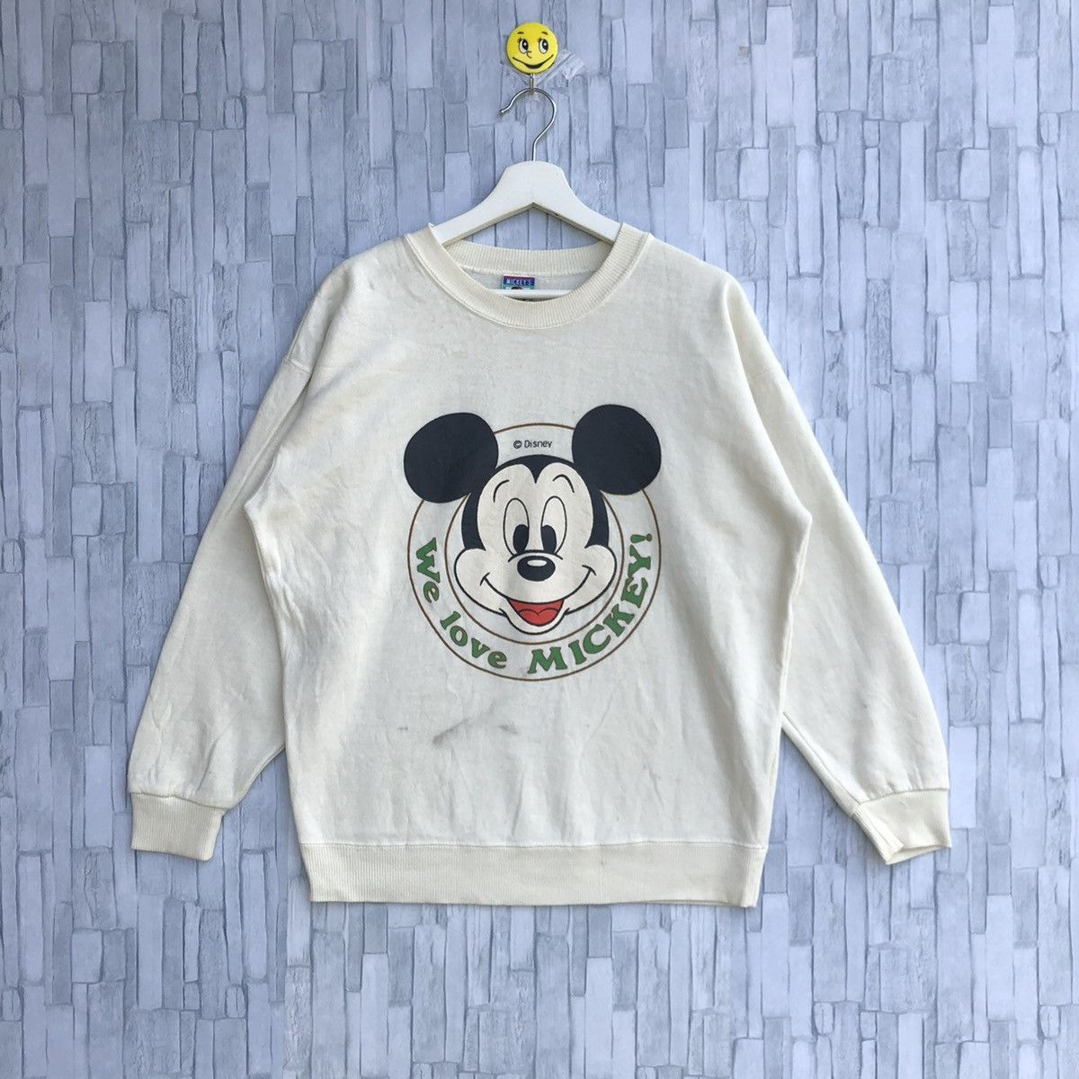 Vintage We Love Mickey Mouse Sweatshirt Jumper