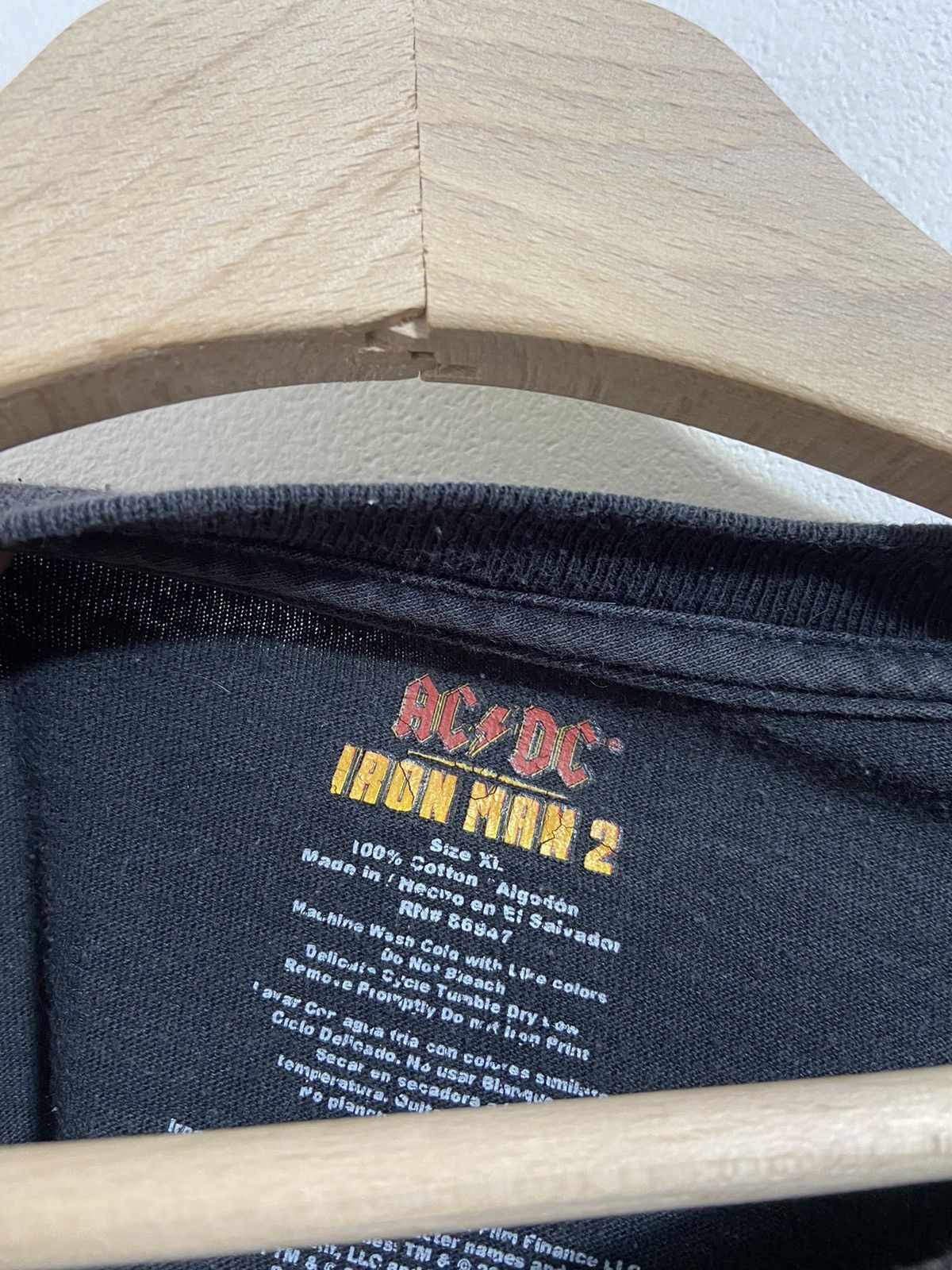 Iron Maiden Vintage Shirt AC/Dc Shoot To Thrill Iron Man2 Size US XL / EU 56 / 4 - 7 Thumbnail