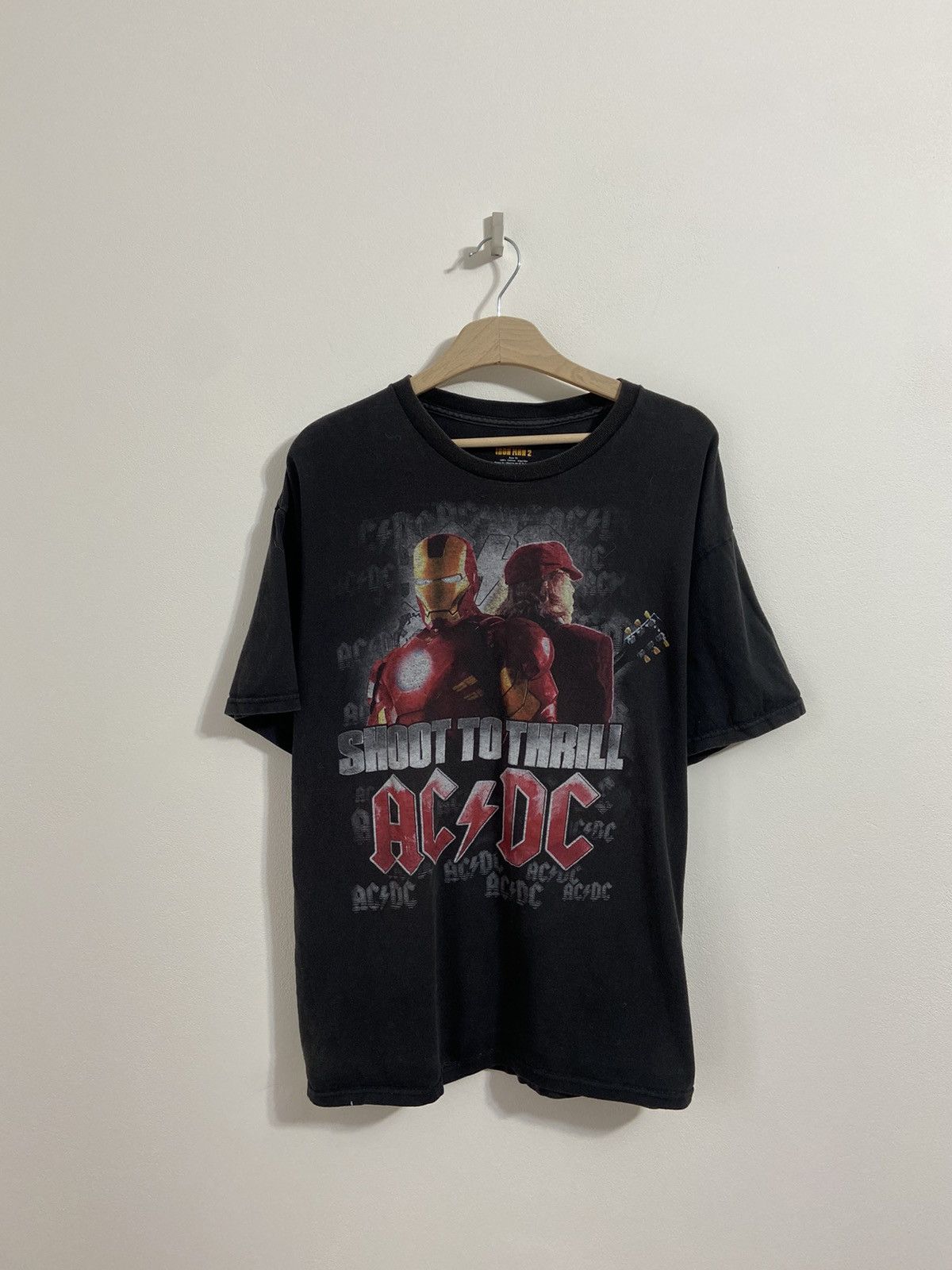 Iron Maiden Vintage Shirt AC/Dc Shoot To Thrill Iron Man2 Size US XL / EU 56 / 4 - 1 Thumbnail