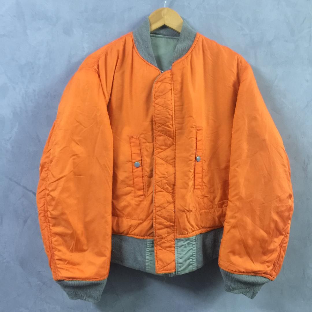 Alpha Industries VINTAGE ALPHA INDUSTRIES MA 1 FLIGHT JACKET - Medium Size US M / EU 48-50 / 2 - 8 Thumbnail