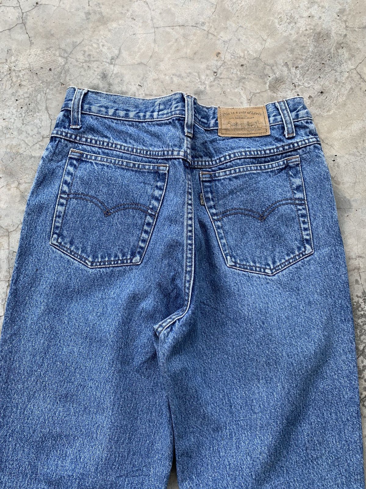 Levi's Vintage 90’s Levis 901 Grey Tab Distressed Denim Size 30" / US 8 / IT 44 - 6 Thumbnail