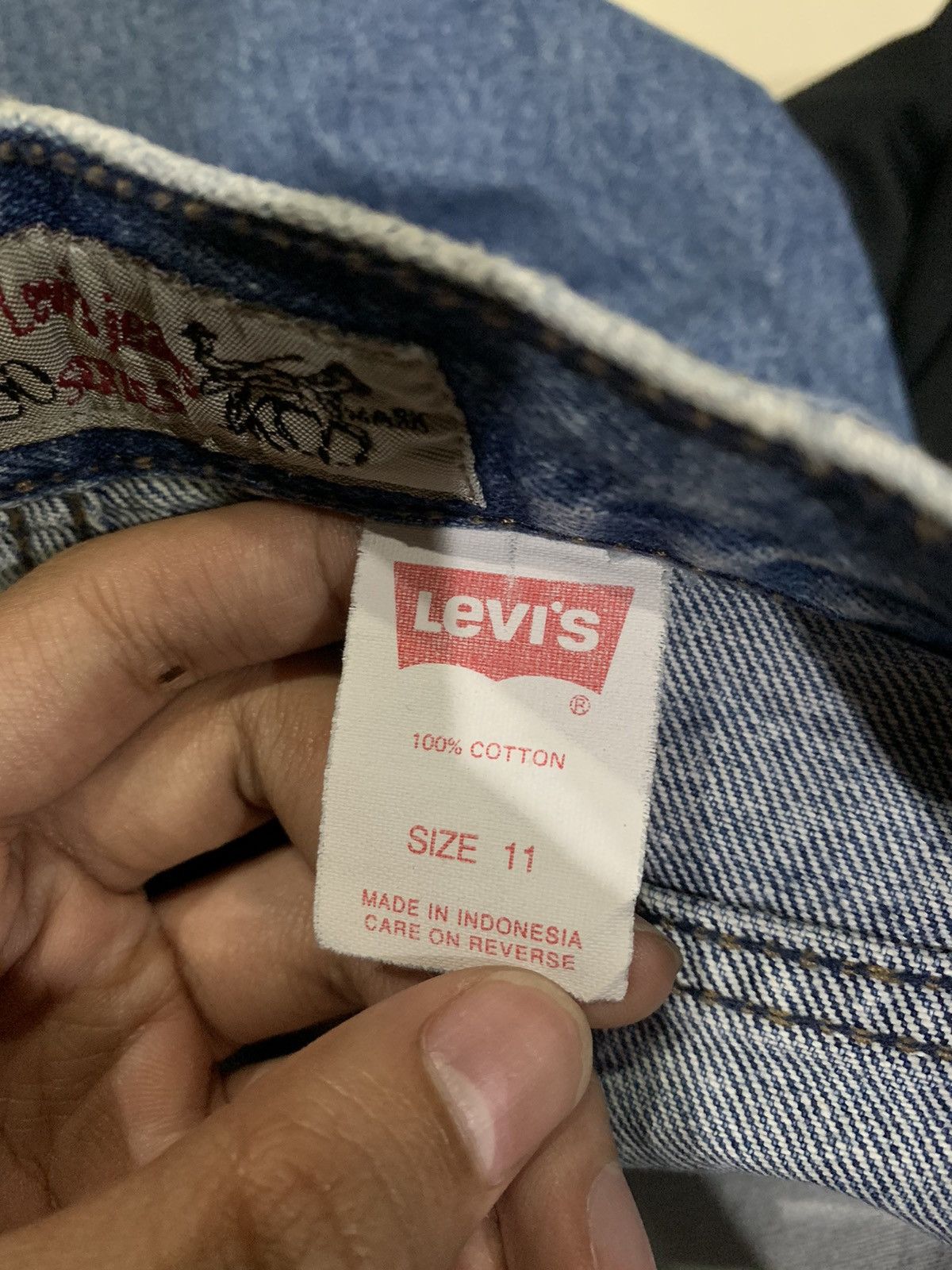 Levi's Vintage 90’s Levis 901 Grey Tab Distressed Denim Size 30" / US 8 / IT 44 - 9 Thumbnail