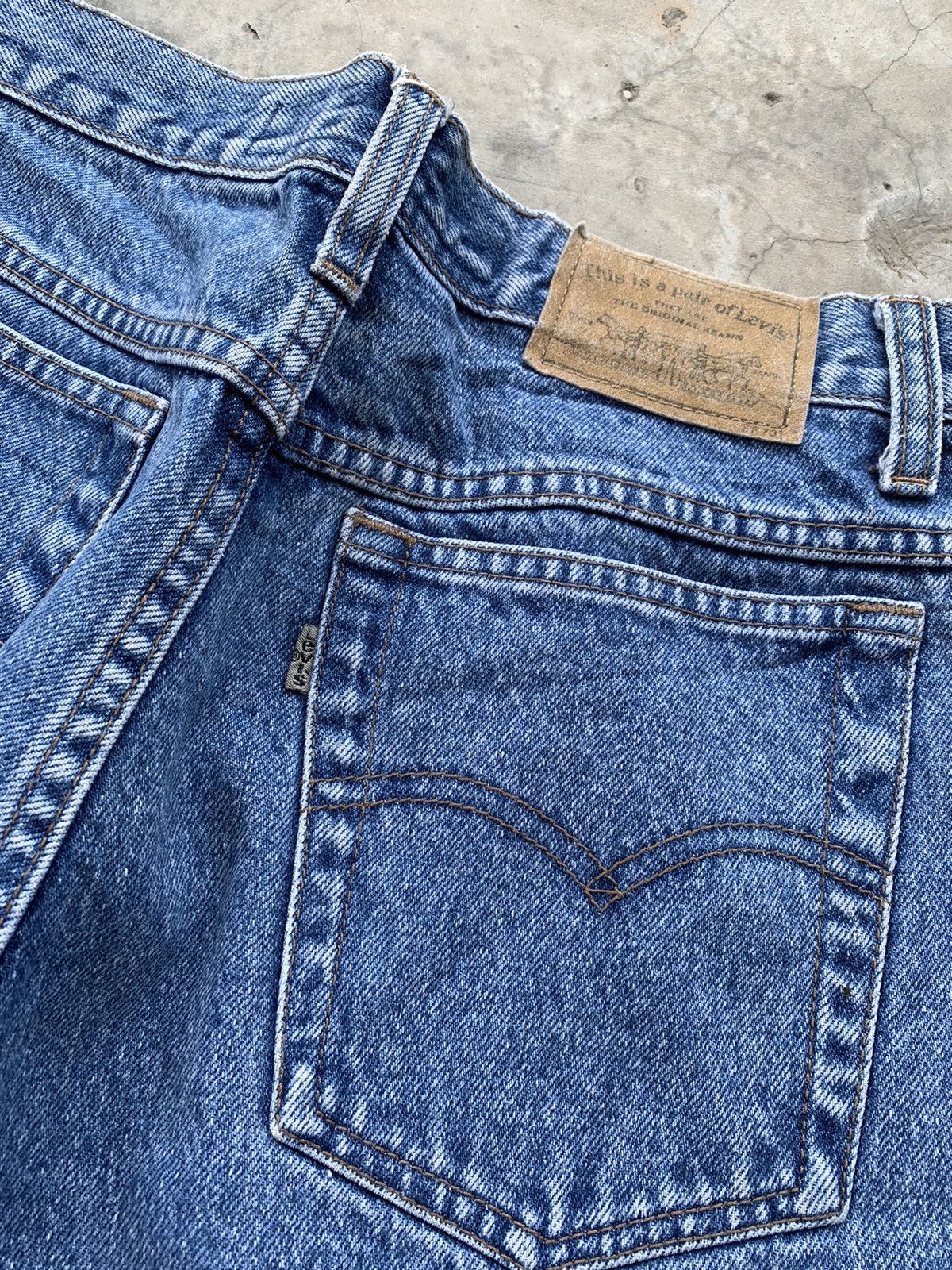 Levi's Vintage 90’s Levis 901 Grey Tab Distressed Denim Size 30" / US 8 / IT 44 - 7 Thumbnail