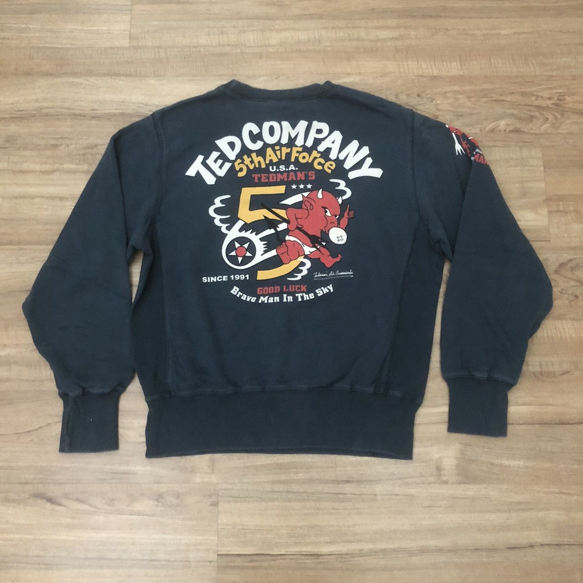Ted Company Brave Man In The Sky Sweatshirt Air Force USA