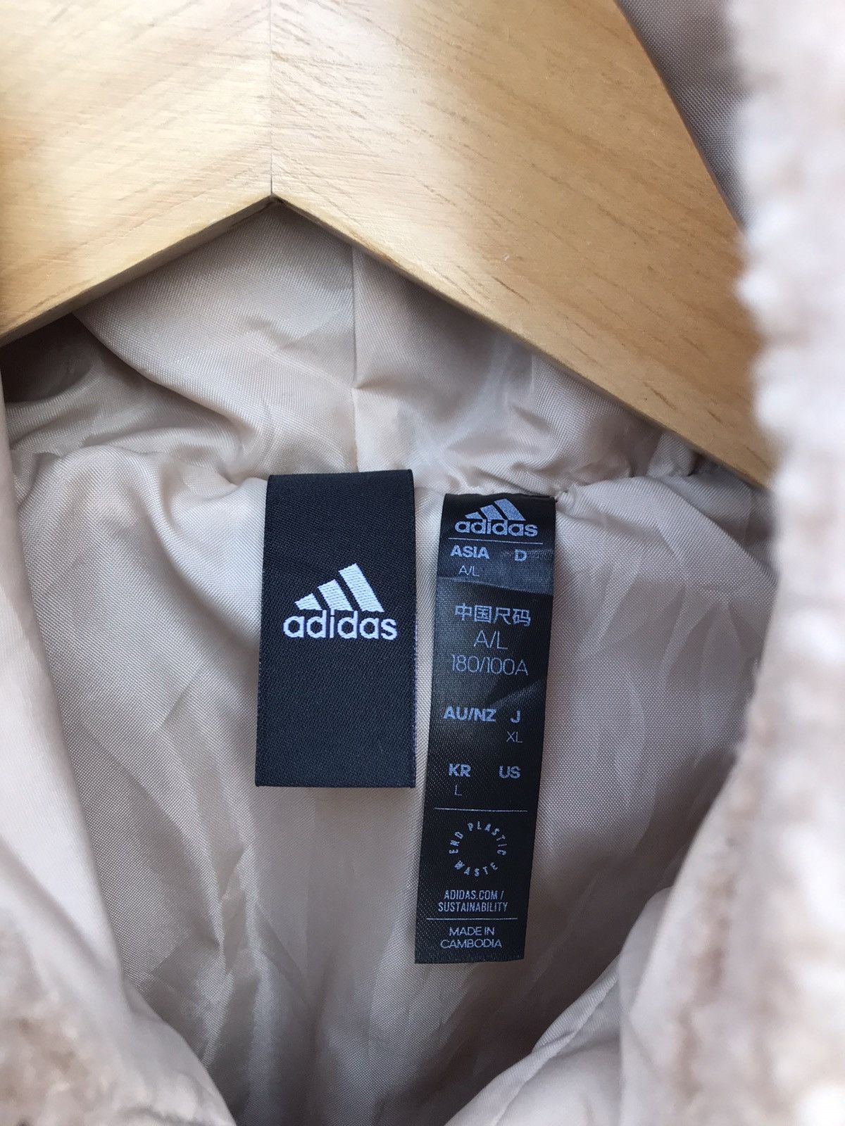 Adidas Adidas Fleece Sherpa Sweater Hoodie Streetwear Fashion Size US L / EU 52-54 / 3 - 2 Thumbnail