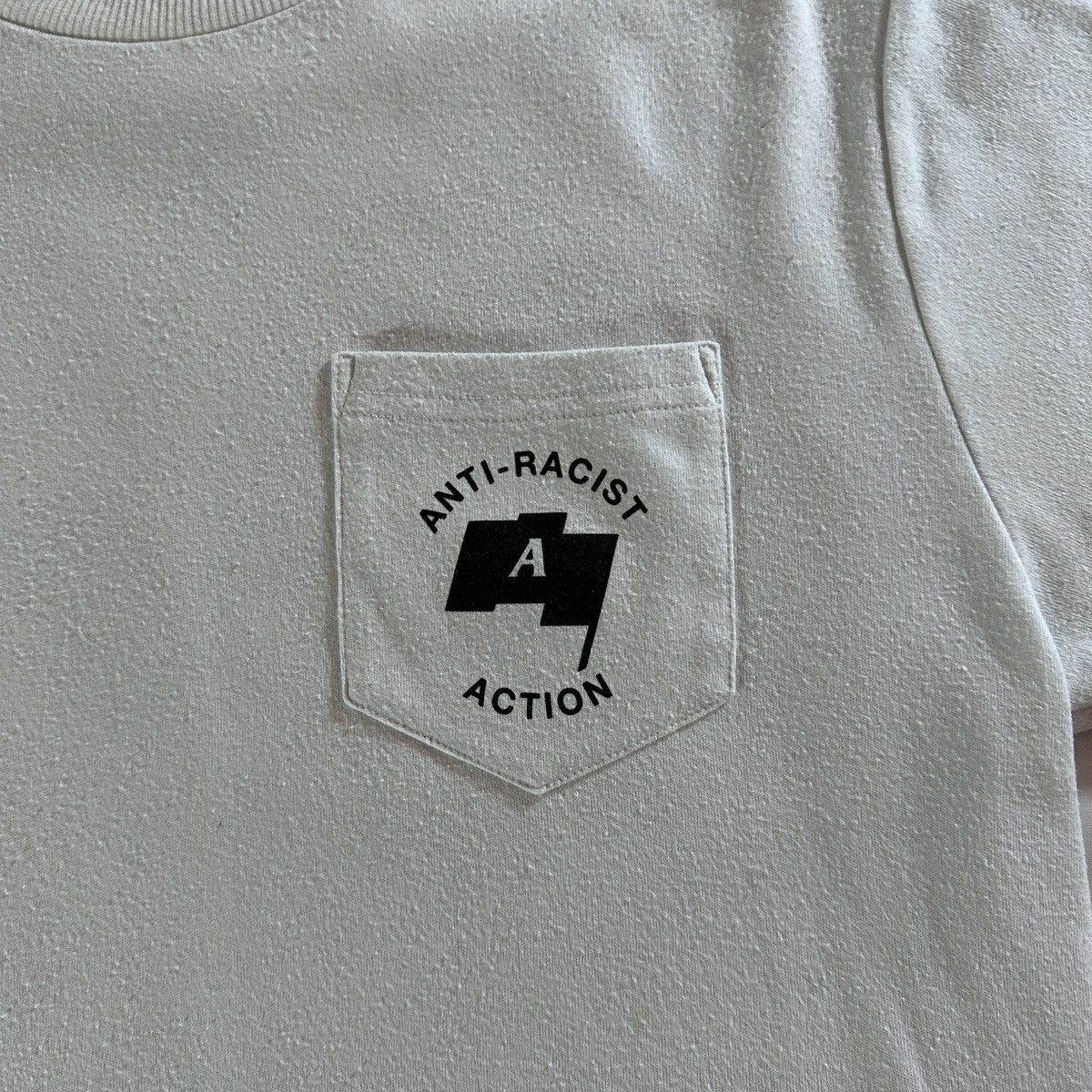 1017 ALYX 9SM × Alyx Anti-Racist Action White Pocket Tee Size US S / EU 44-46 / 1 - 3 Thumbnail
