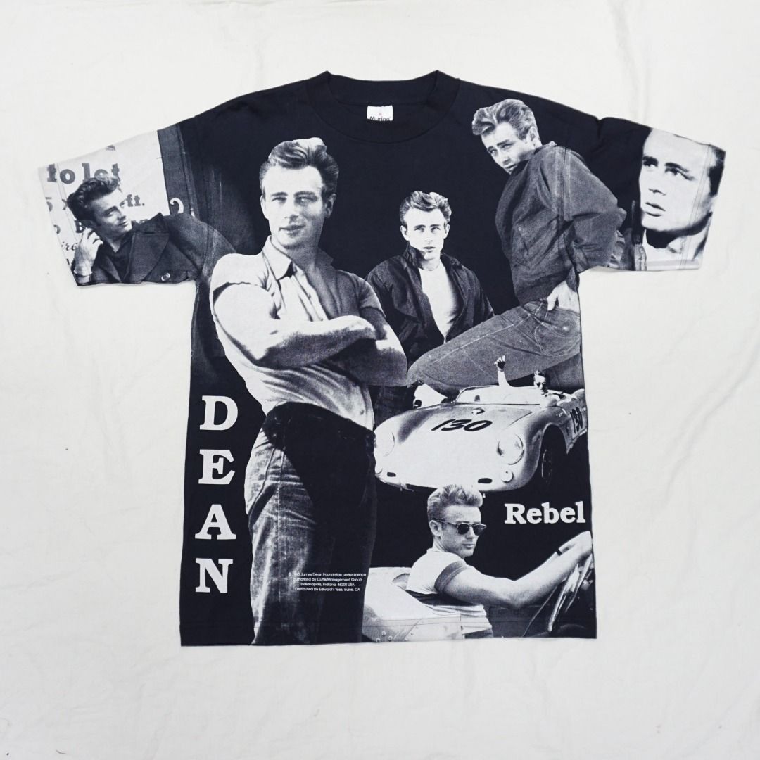 90's James Dean all-over print T-Shirt