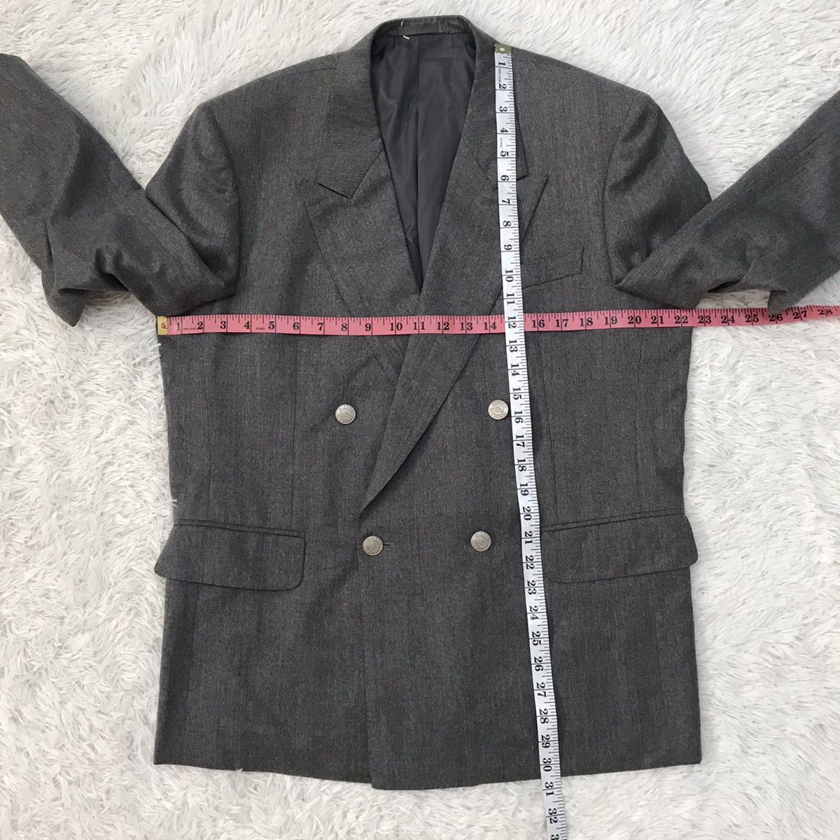 Pierre Balmain Pierre Balmain Double Breast Blazer Size US M / EU 48-50 / 2 - 17 Thumbnail
