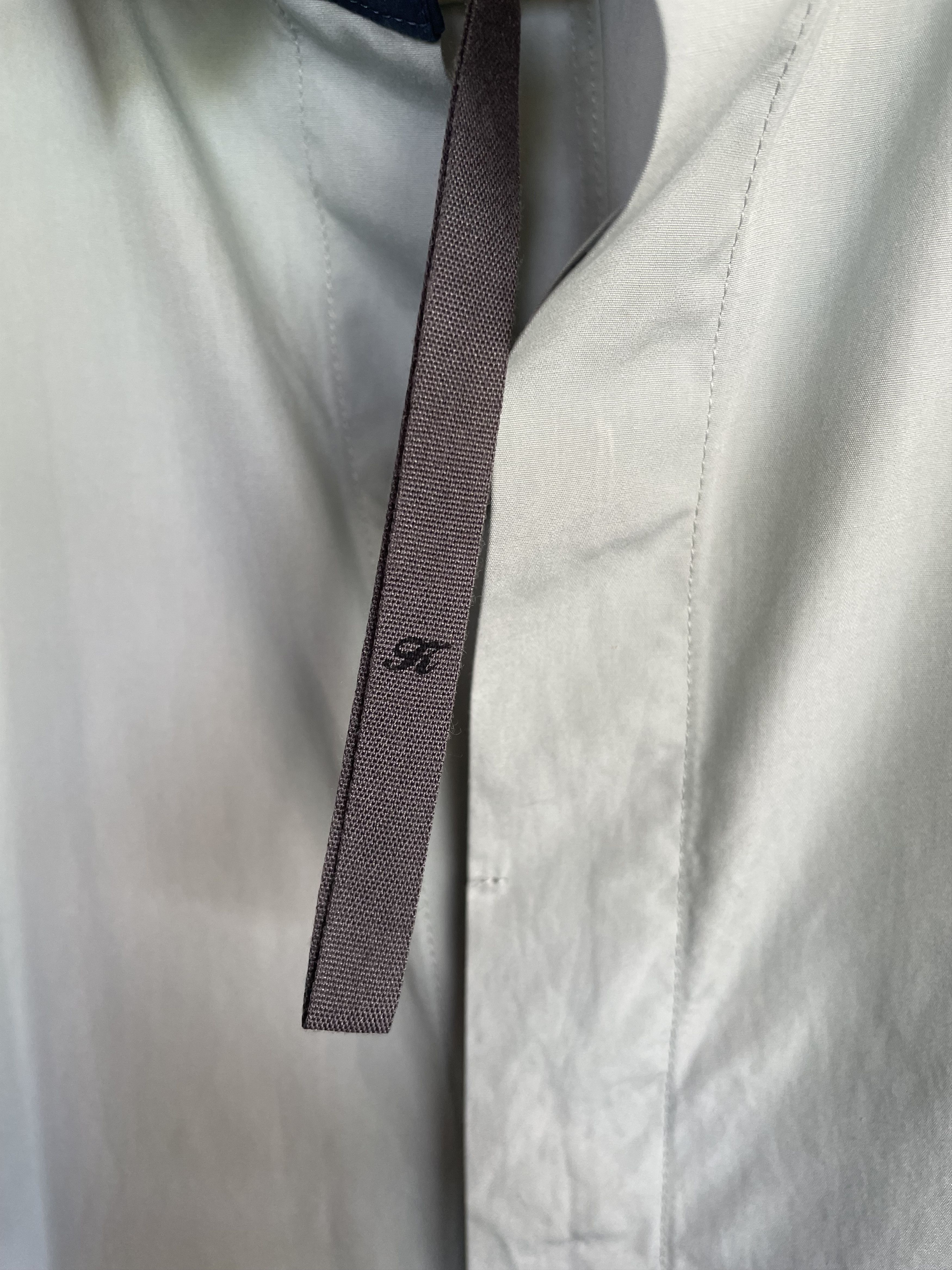 Japanese Brand Kazuyuki Kumagai Attachment Blue Collar Button Up Size US XL / EU 56 / 4 - 7 Thumbnail