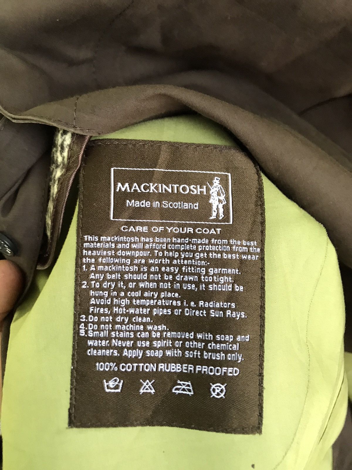 Designer × Mackintosh Mackintosh Scotland Trench Coat Size US M / EU 48-50 / 2 - 13 Thumbnail
