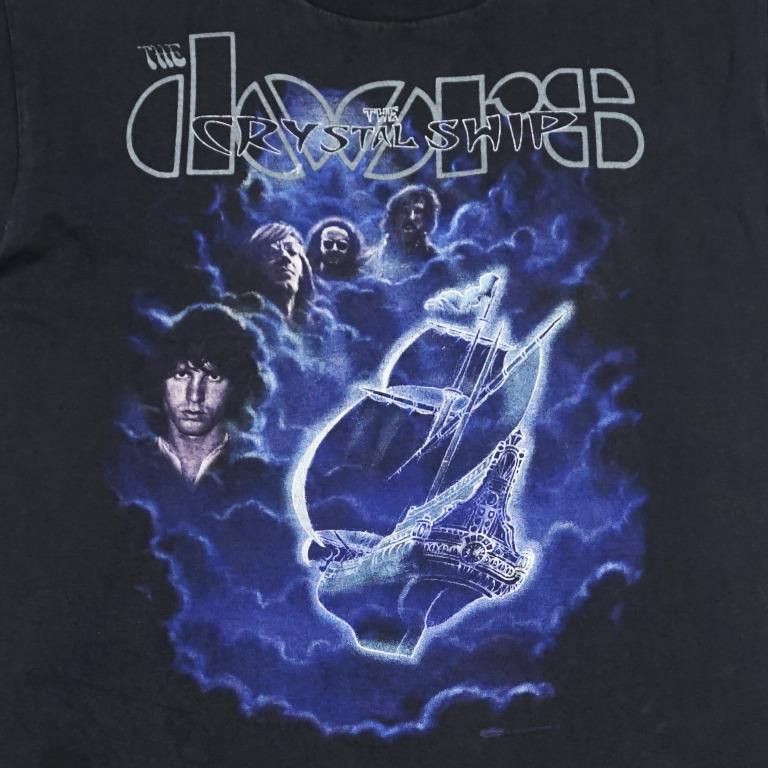 Band Tees × Vintage 90's The Doors "The Crystal Ship" T-Shirt MAD IN USA Size US L / EU 52-54 / 3 - 2 Thumbnail