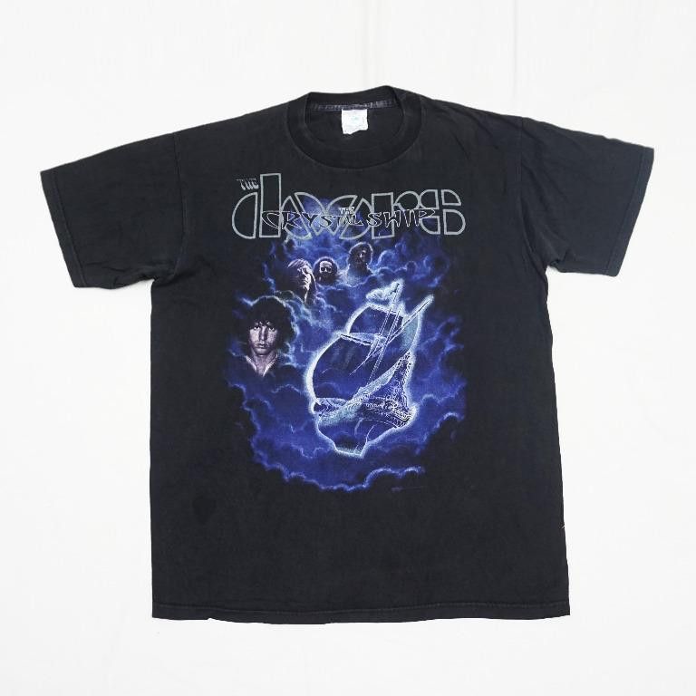 Band Tees × Vintage 90's The Doors "The Crystal Ship" T-Shirt MAD IN USA Size US L / EU 52-54 / 3 - 1 Thumbnail
