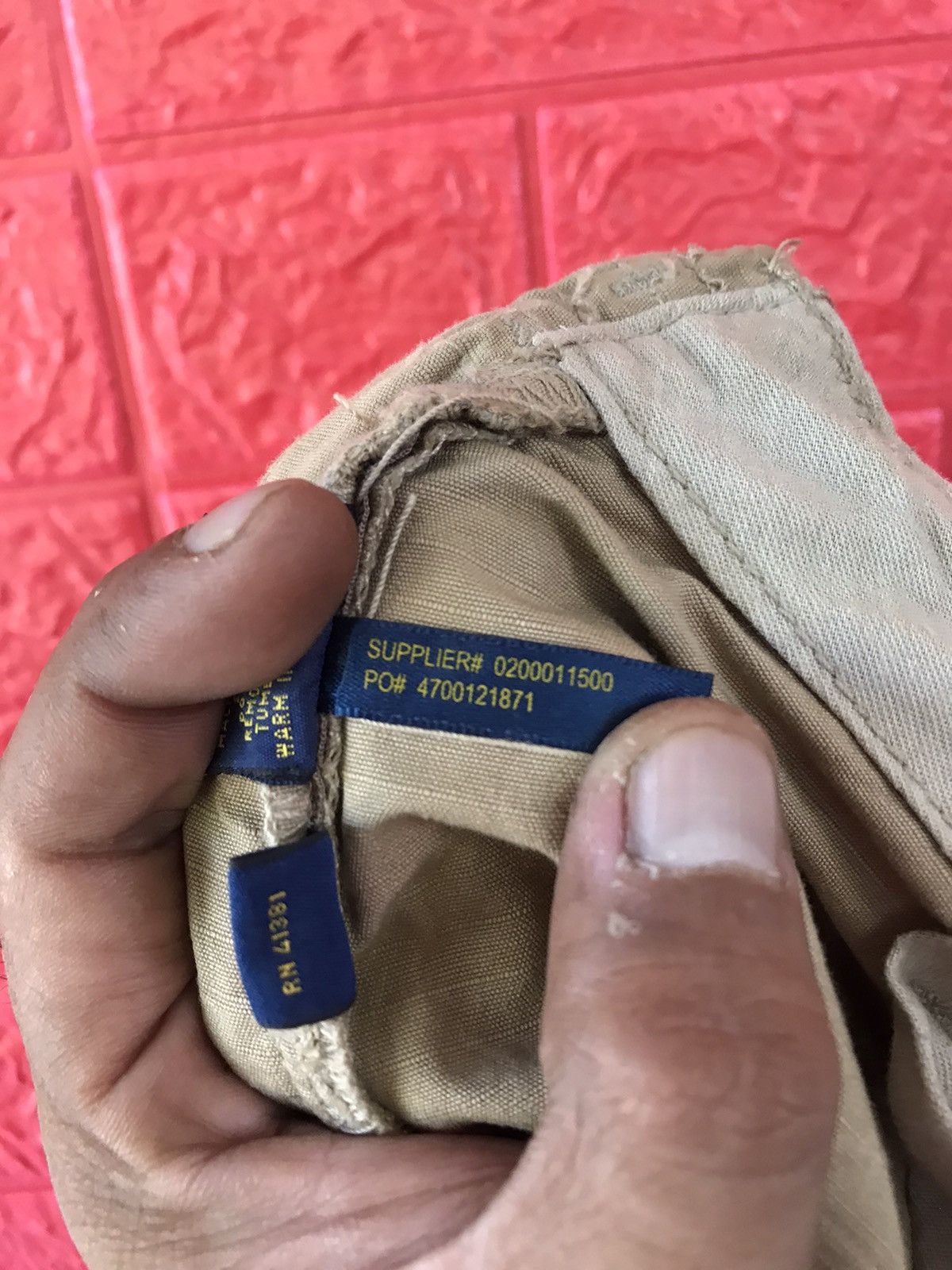 Polo Ralph Lauren × Vintage Polo Ralph Lauren Trousers Man’s Combat Tactical Cargo Pant Size US 36 / EU 52 - 24 Thumbnail